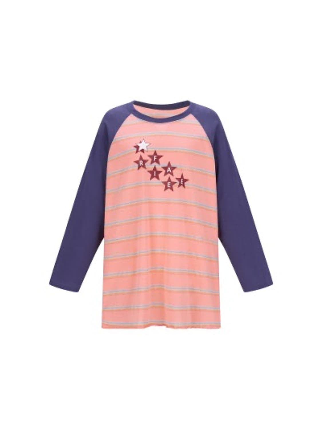 rainbow raglan t-shirt (pink) 상품이미지1