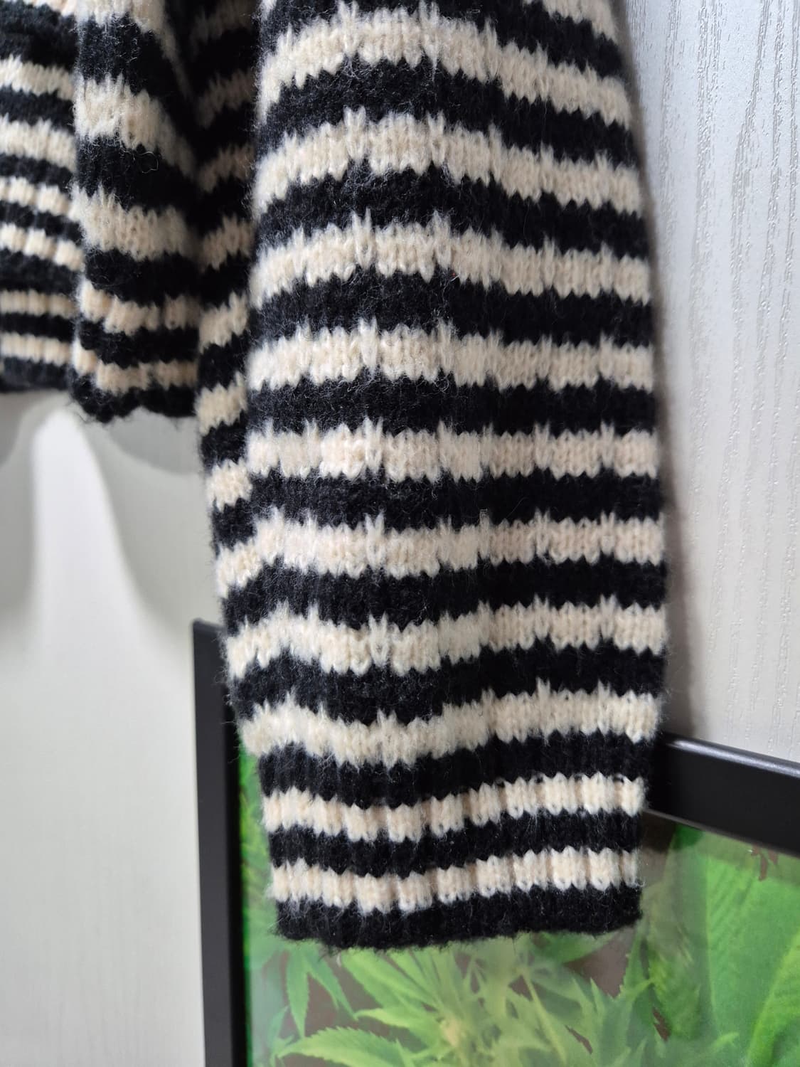 (세일)(새상품)vtg 스트라이프 금장 버튼 가디건 상품이미지8