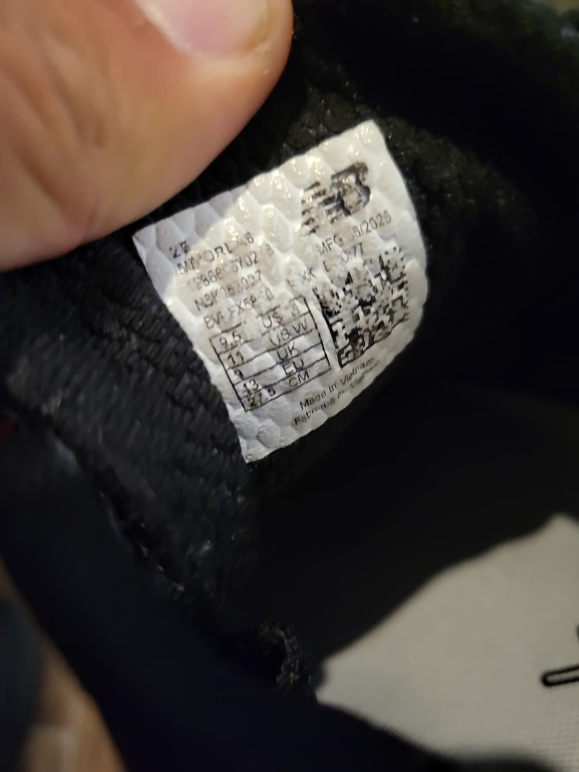 뉴발란스 블랙 운동화 남성용275 상품이미지7