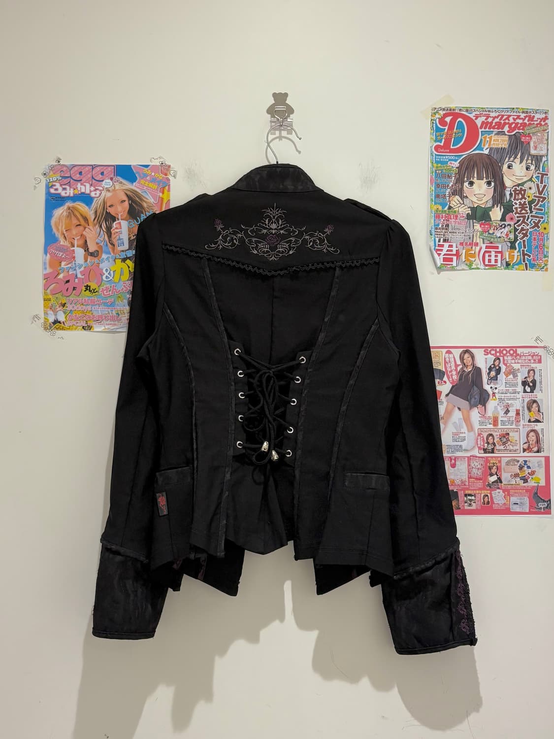 OzzOn Black Purple Oriental Top 상품이미지2