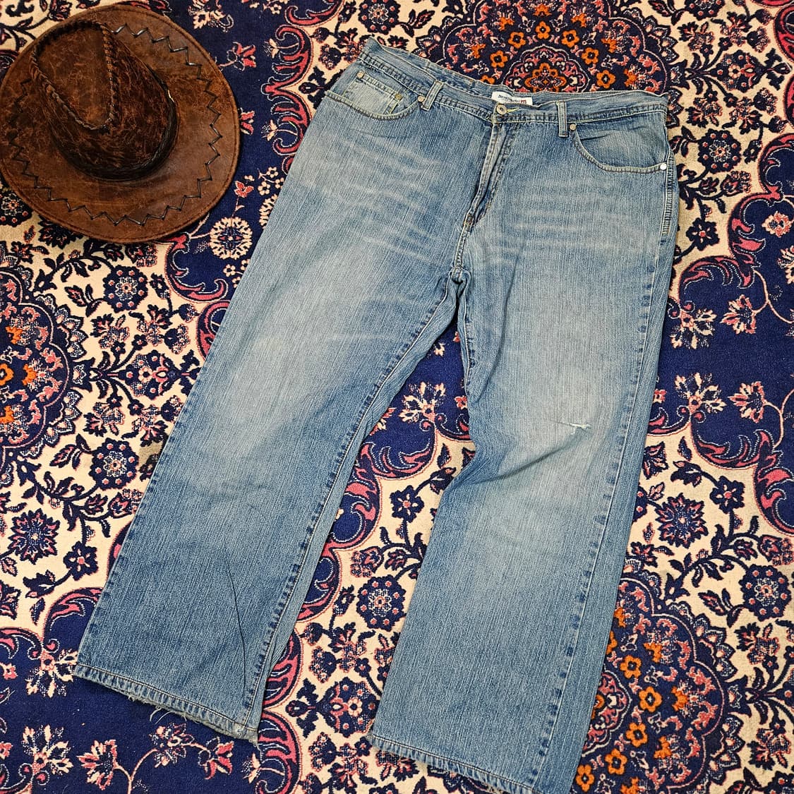 디젤(Diesel) in Italy 빈티지 스티치 데님 팬츠 38size 상품이미지3