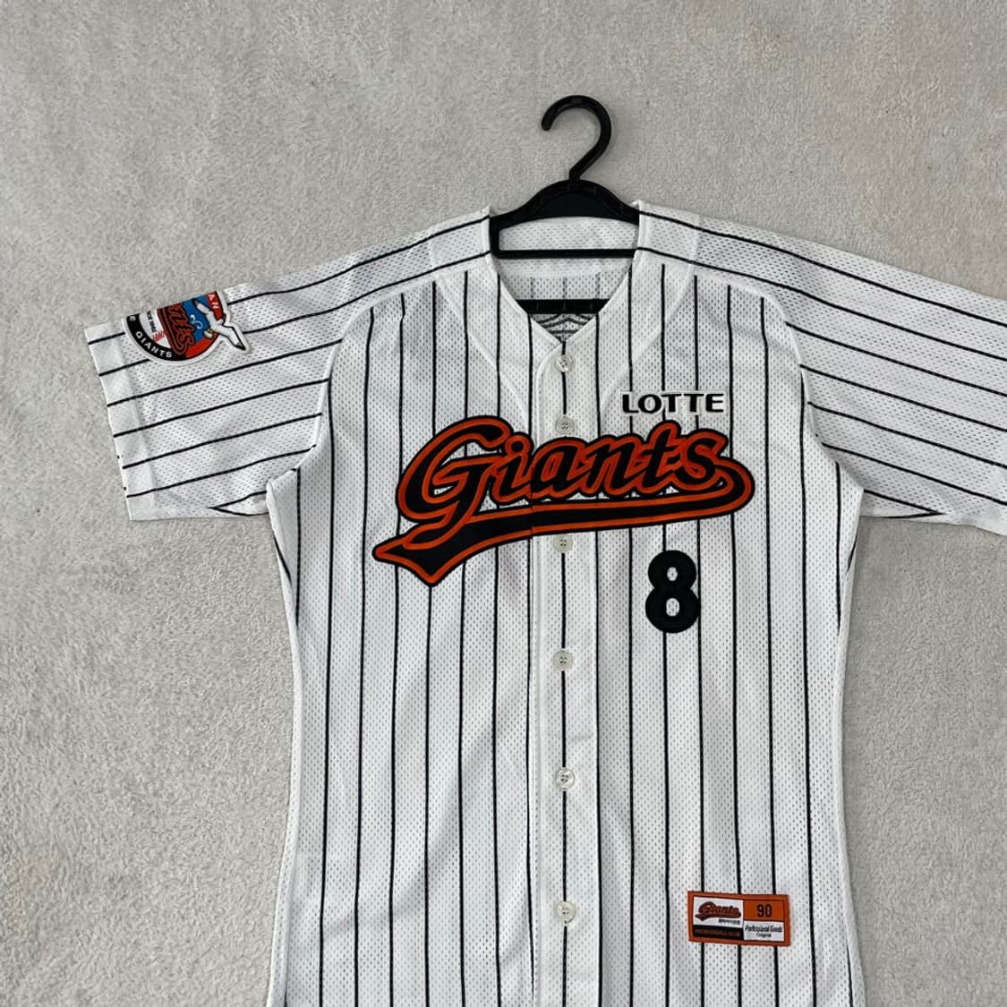 90 롯데자이언츠 올드 전준우 프로페셔널 유니폼 스트라이프 상품이미지2