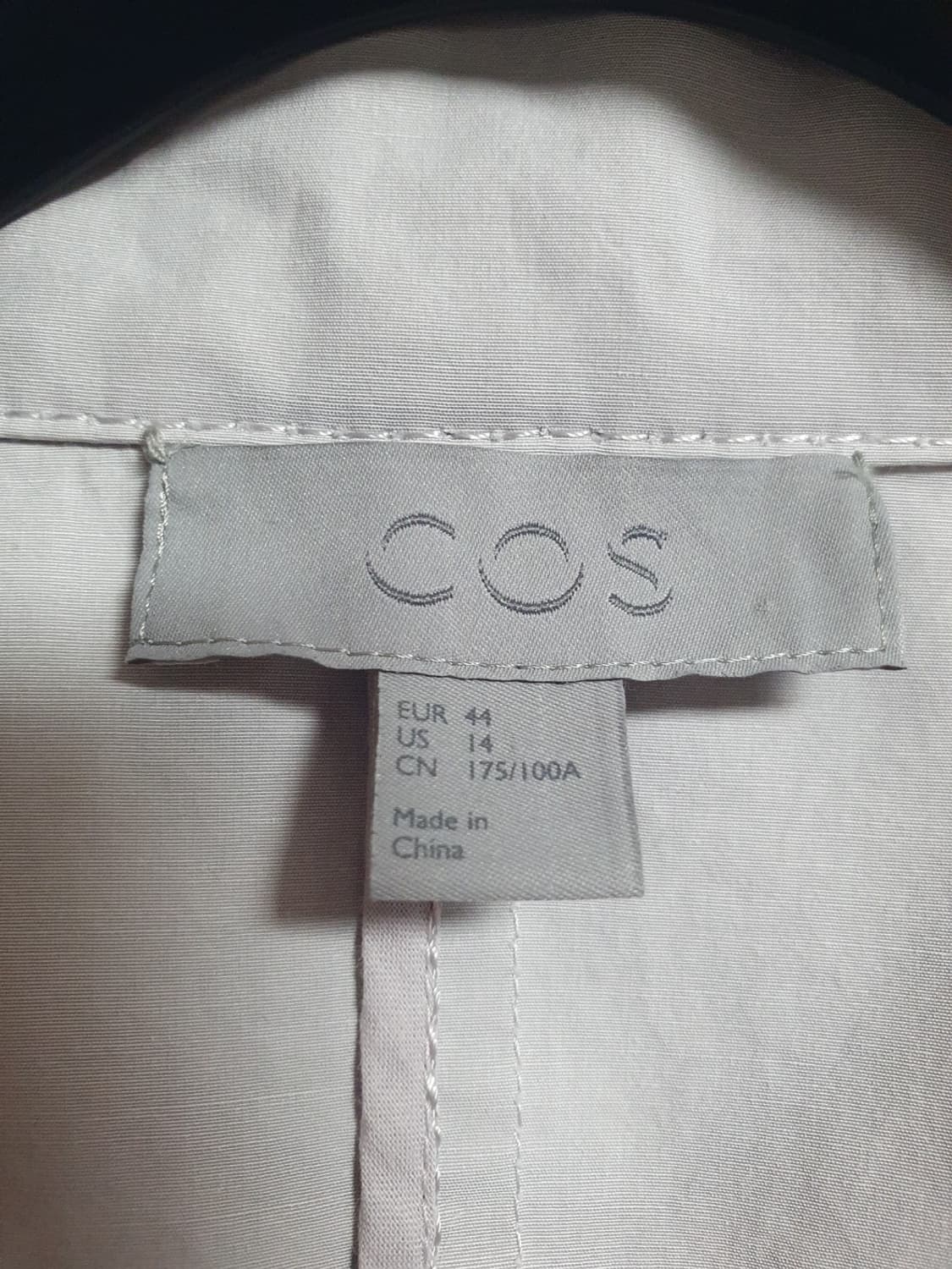 코스 COS 라이트그레이 후드 사파리 야상 자켓 오버핏 XL 상품이미지7