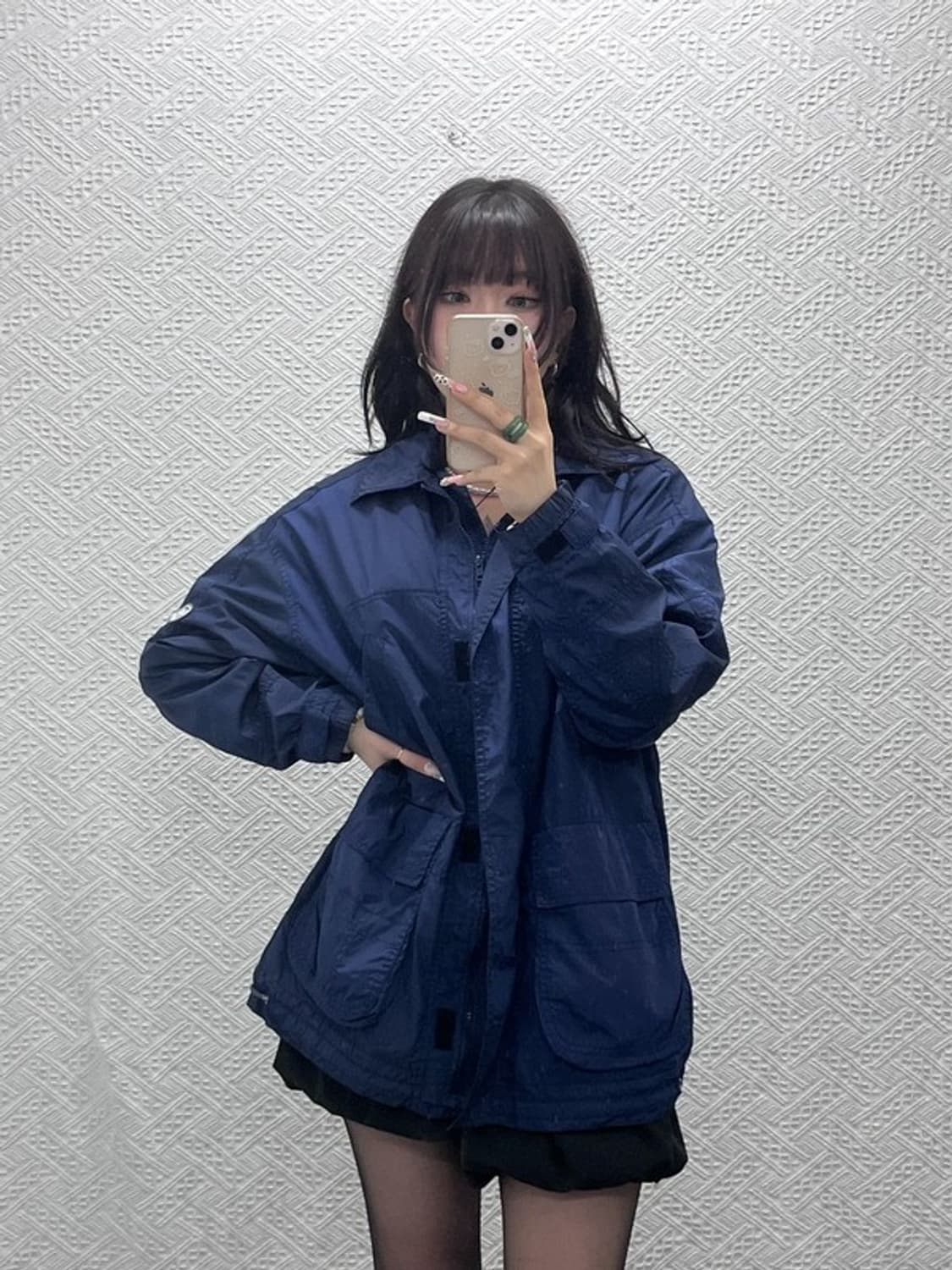 오일릴리 빈티지 모던 캐주얼 바람막이 자켓 110 C11359 상품이미지1