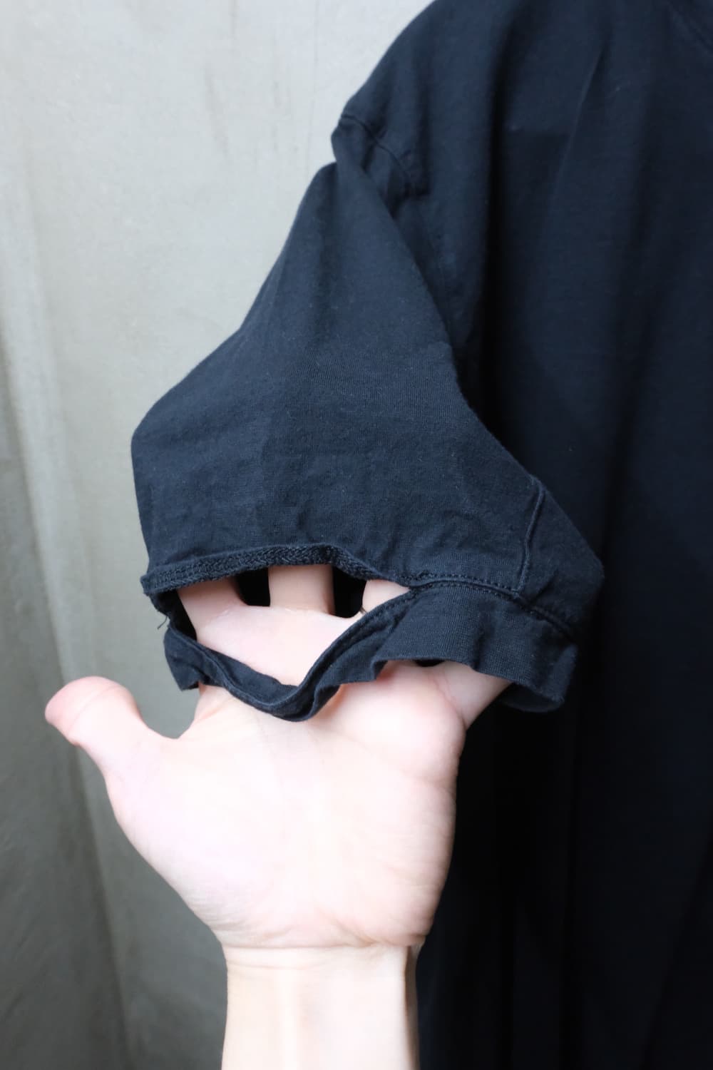 Helmut lang 슬릿 반팔 티셔츠 m 상품이미지3