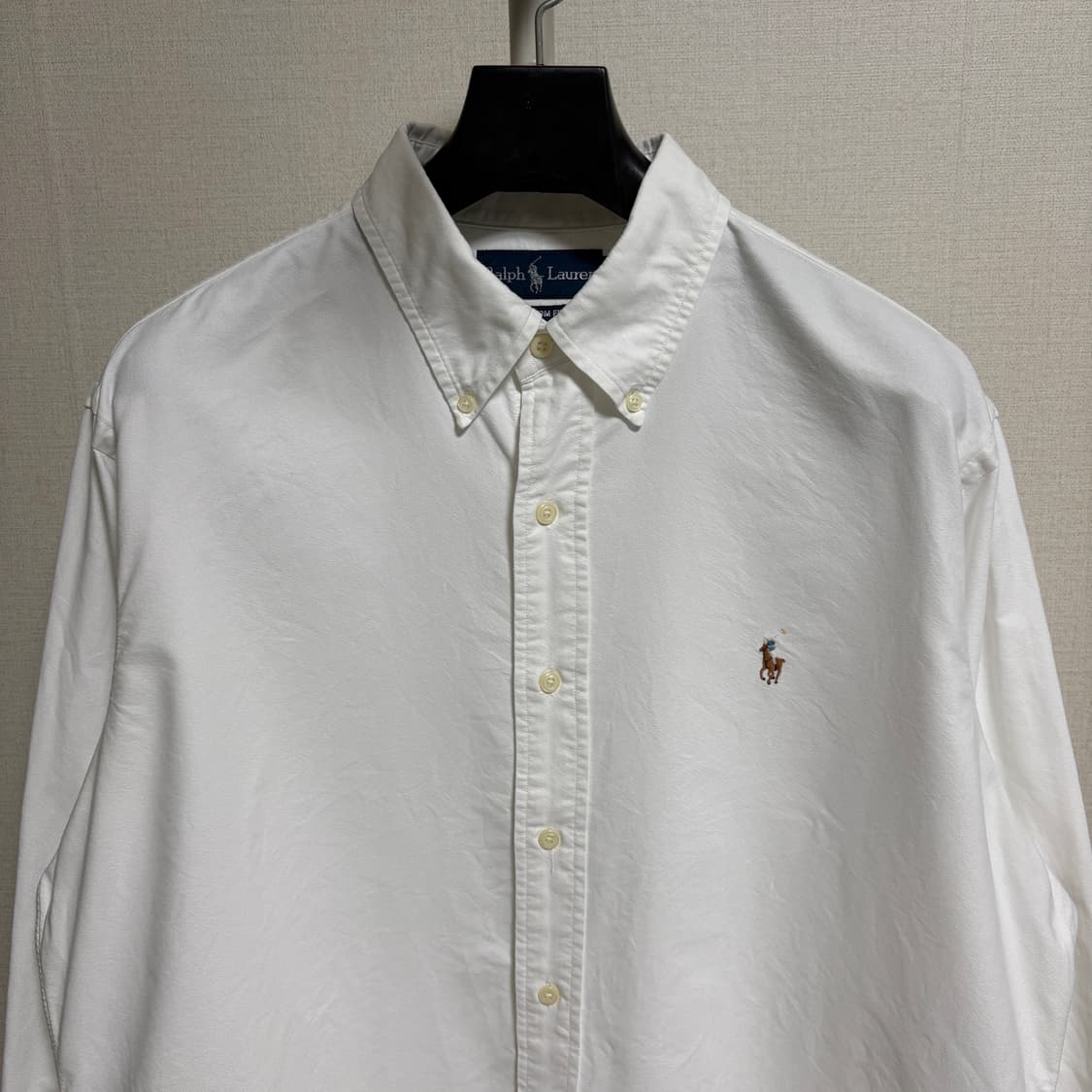폴로 랄프로렌 커스텀핏 옥스포드 셔츠 / 화이트, L 상품이미지2