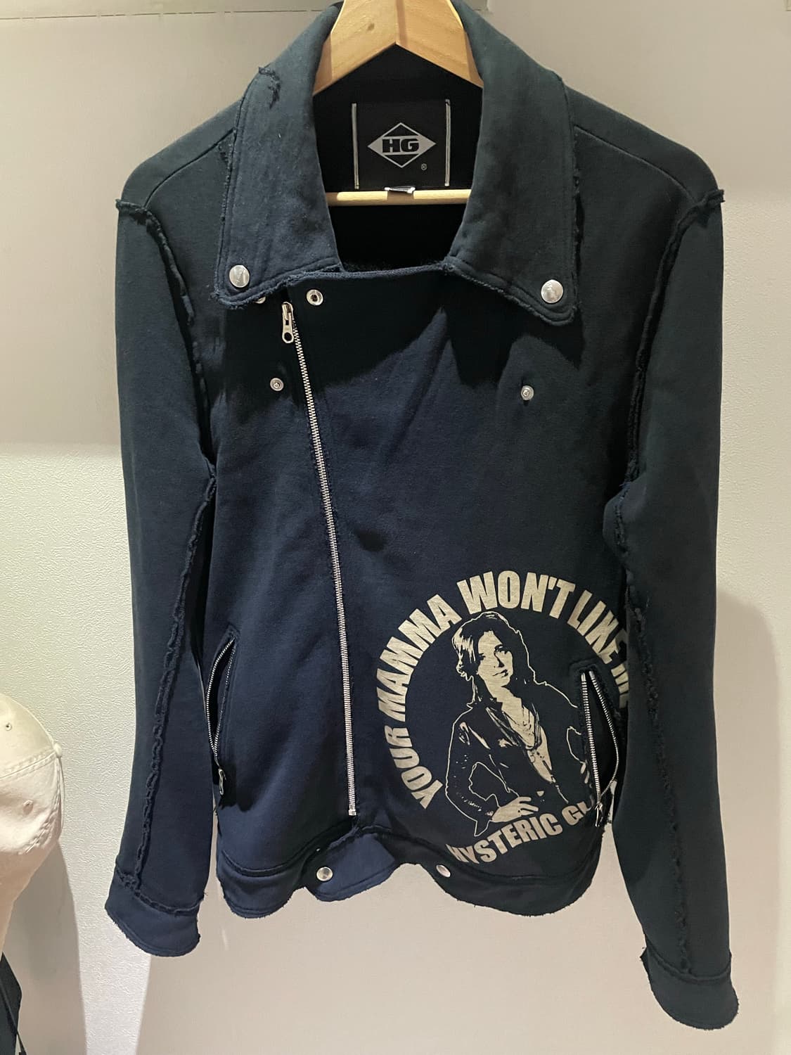 Hysteric glamour 면 라이더 자켓 상품이미지1