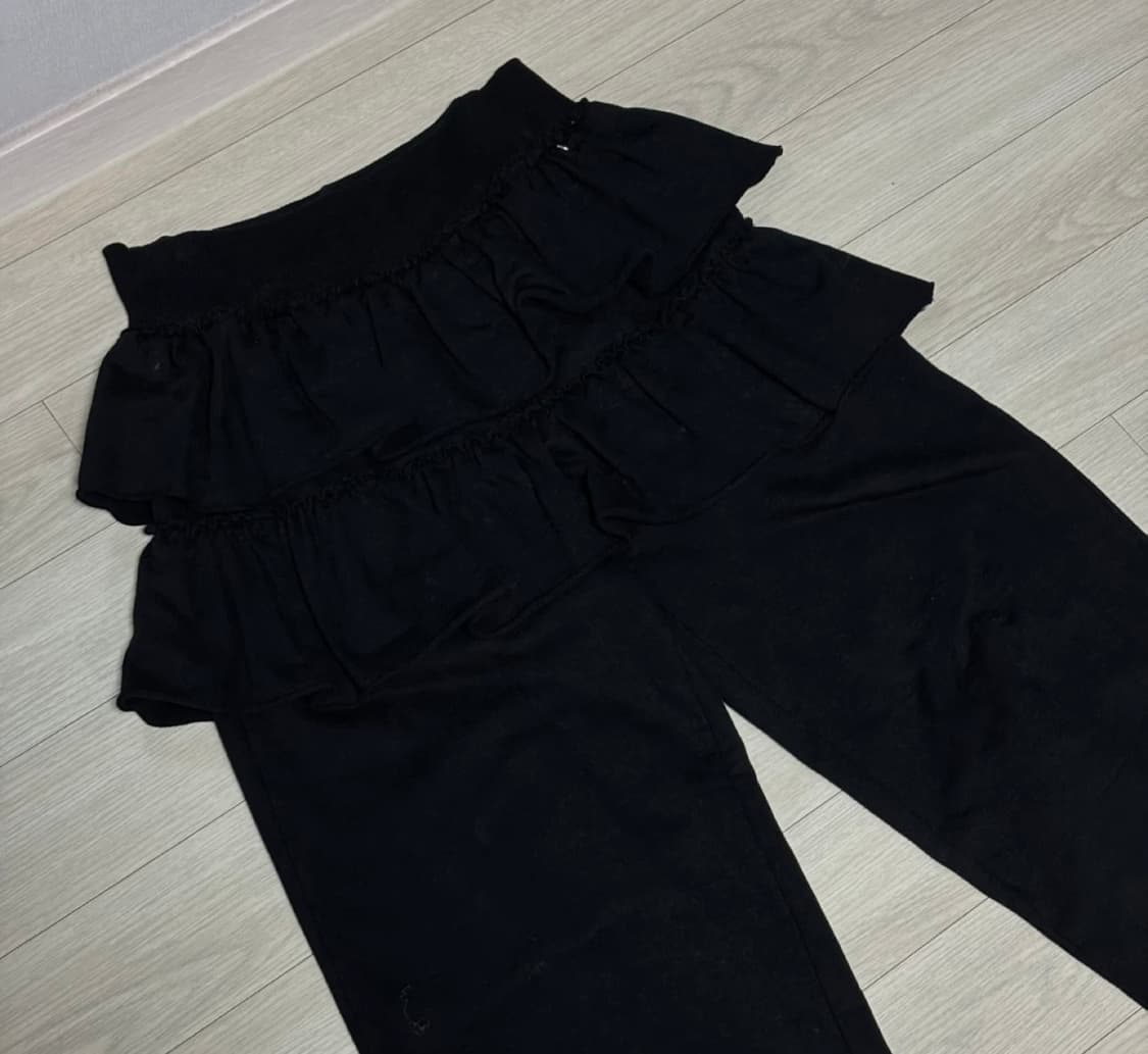론론 CANCAN RUFFLE LAYERED PANTSKIRTS 상품이미지4