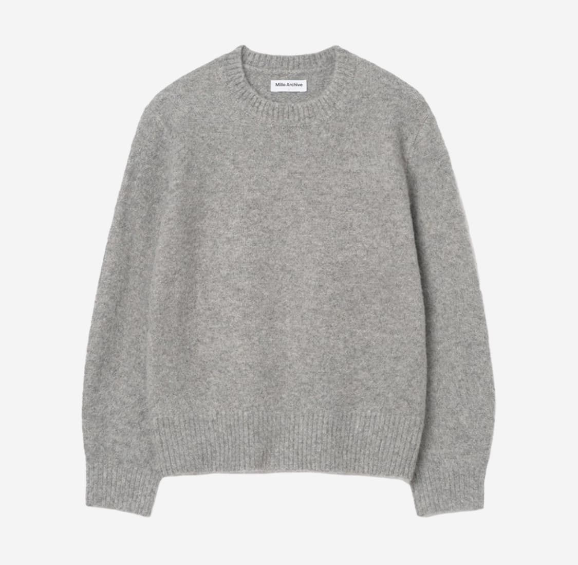 Millo Archive Crop Silhouette Knit Melan 상품이미지1