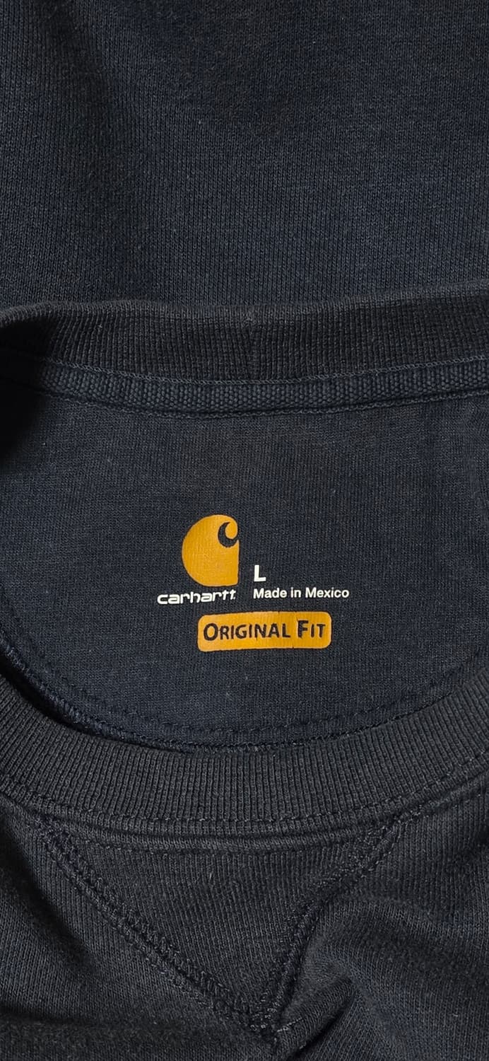 칼하트 포켓 맨투맨 네이비 L 상품이미지3