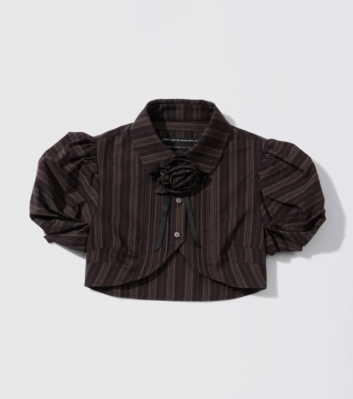 스컬프터 Rosetta Baby Shirt Brown Pinstripe 상품이미지1