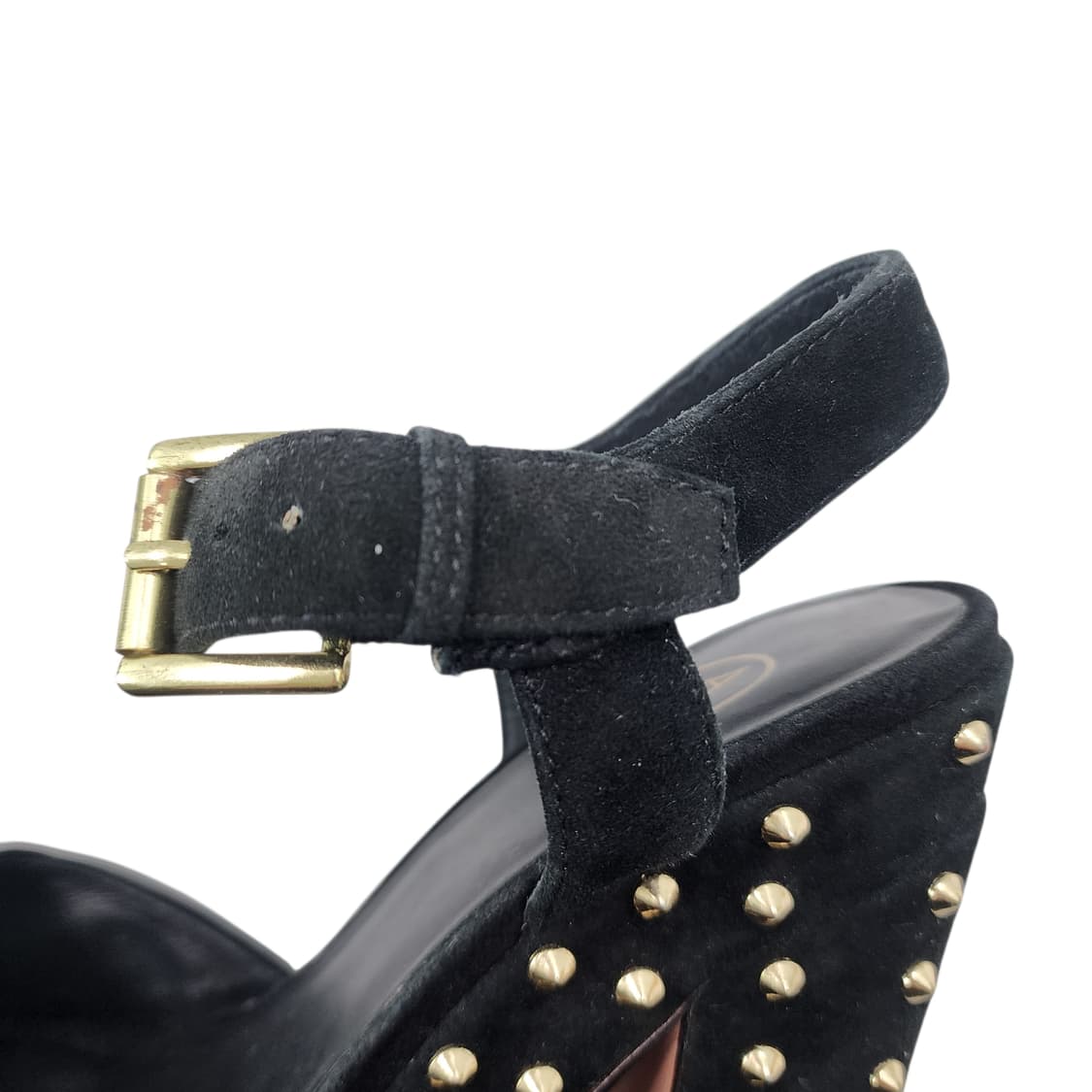 [38] ASH 아쉬 스웨이드 통굽 플랫폼 하이힐 상품이미지9