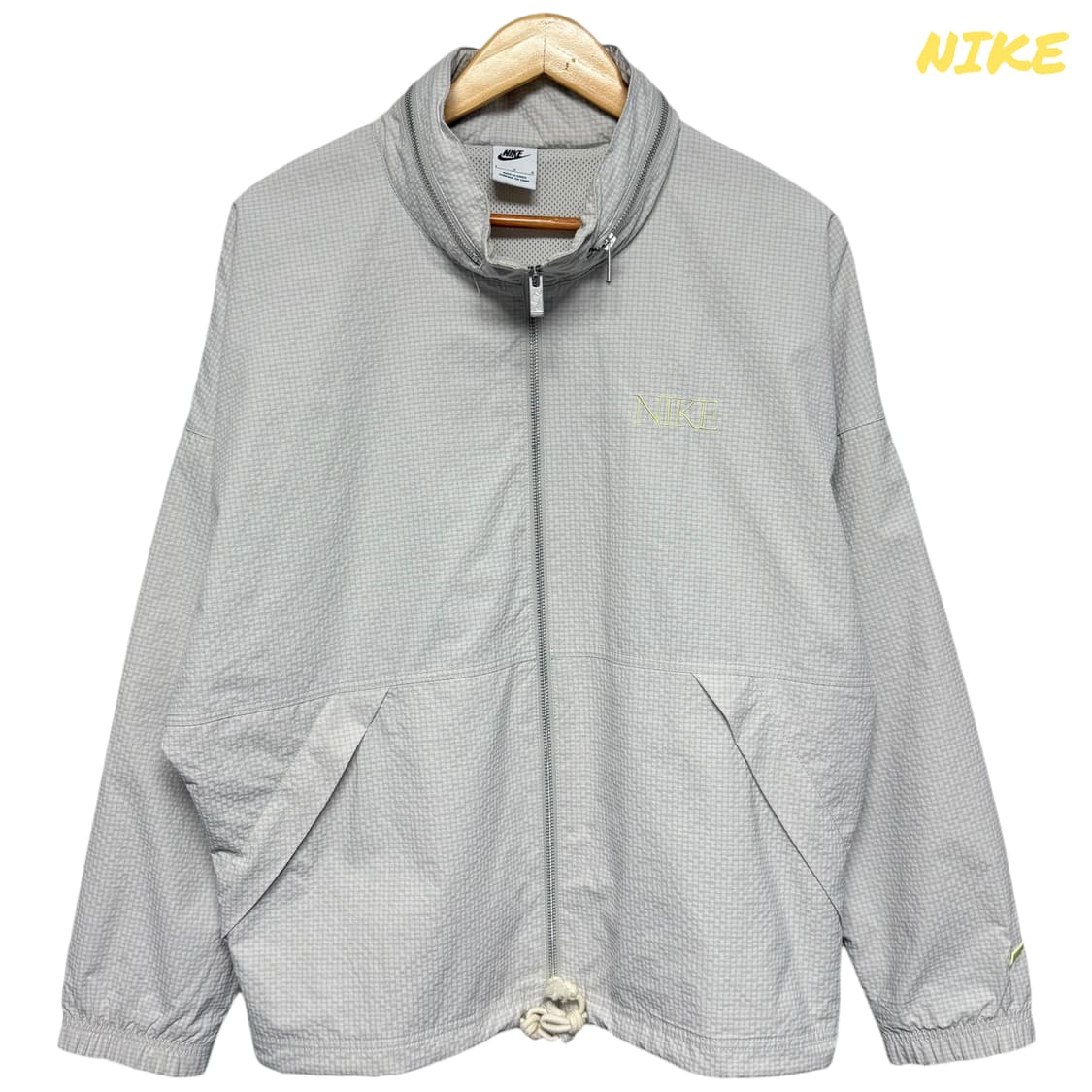 3868 나이키 그레이 로고 루즈핏 바람막이 상품이미지1