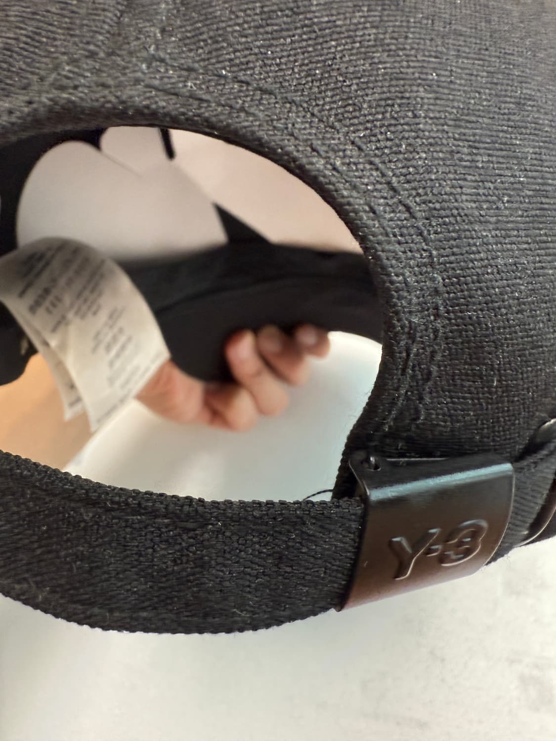 Y-3 로고 캡 블랙 OSFM 상품이미지4