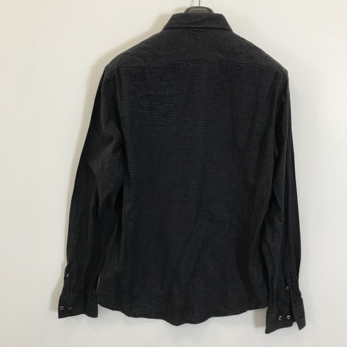 DKNY 깅엄 체크셔츠 블랙그레이 [M] 상품이미지3