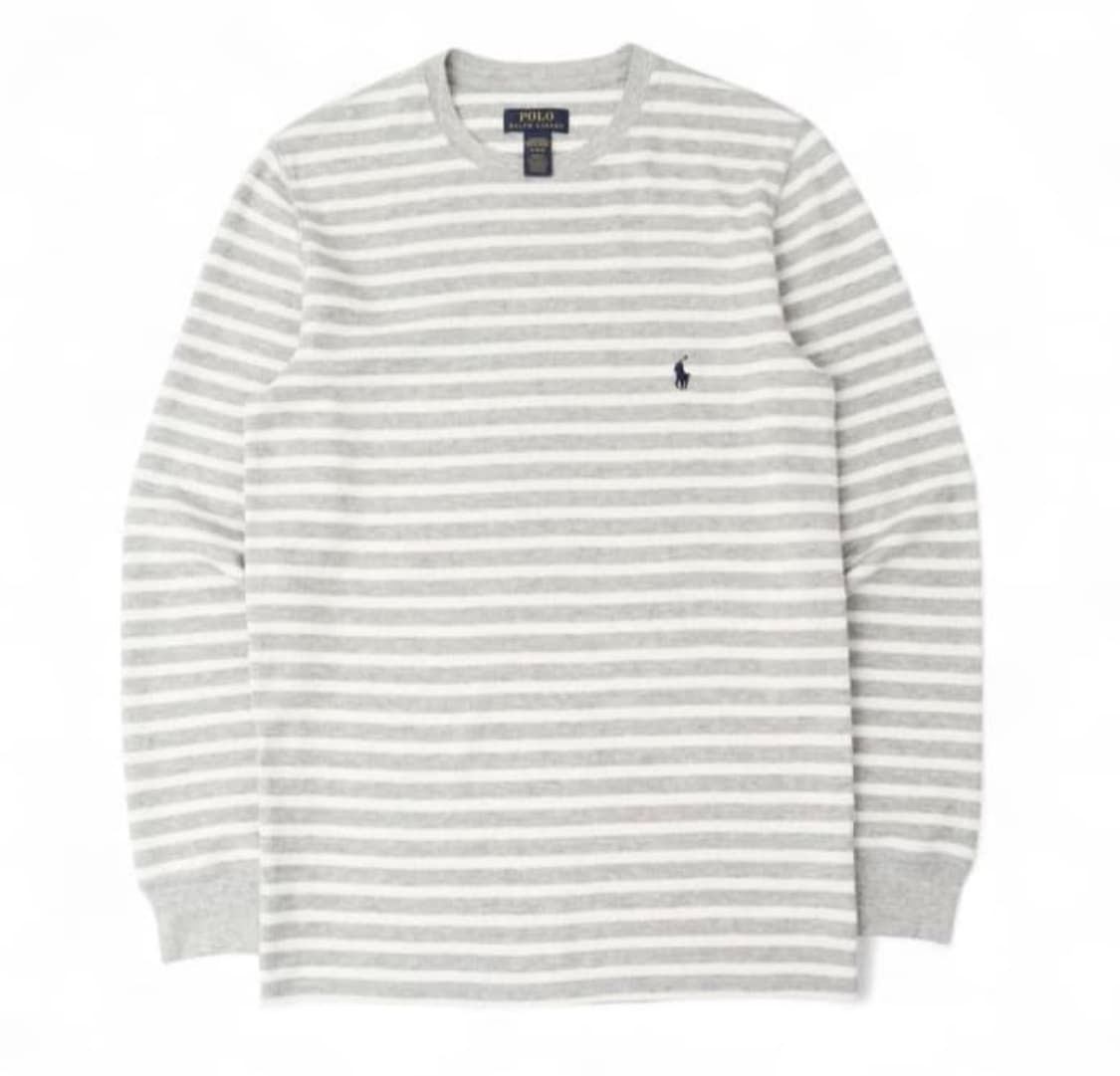 구해요!!) 폴로 랄프로렌 그레이 스트라이프 롱슬리브  상품이미지1