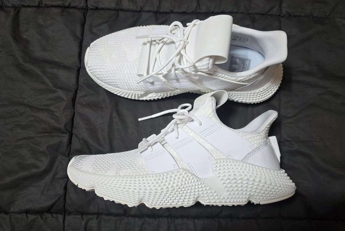 [촬영용 1회 착용] 아디다스 프로피어 트리플 화이트 (250mm) 상품이미지6