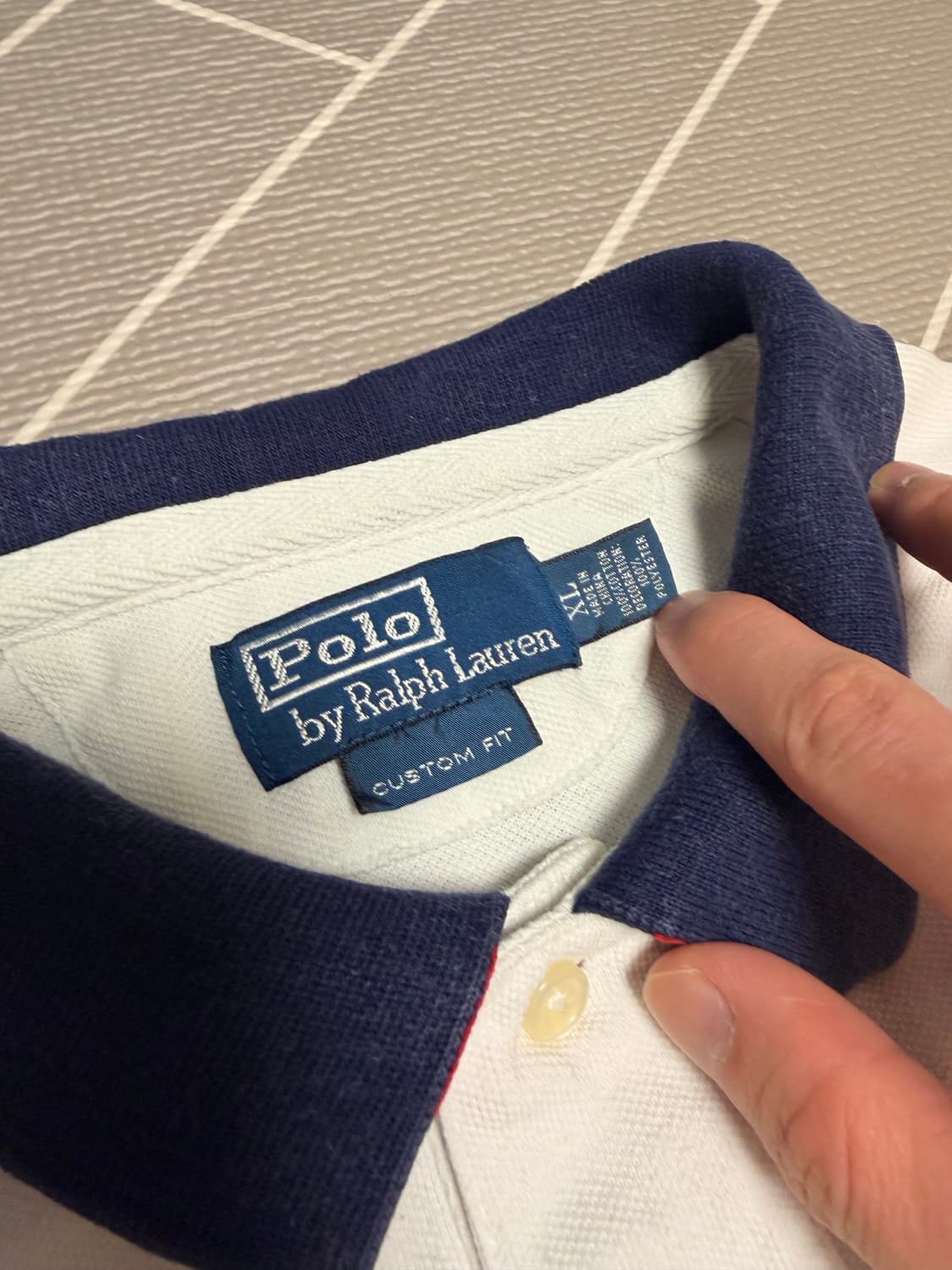 폴로 빅포니 잉글랜드 반팔 럭비티 화이트 상품이미지6