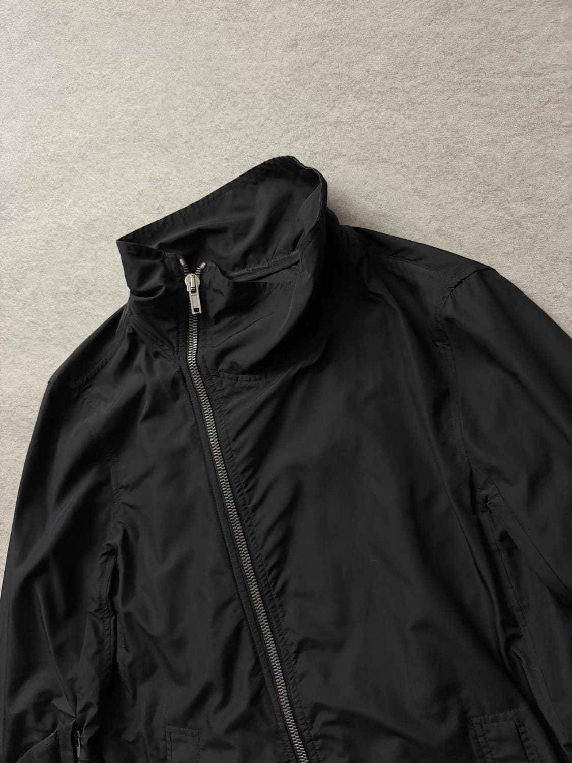 릭오웬스 하이넥 사선 플라이트 자켓 상품이미지3