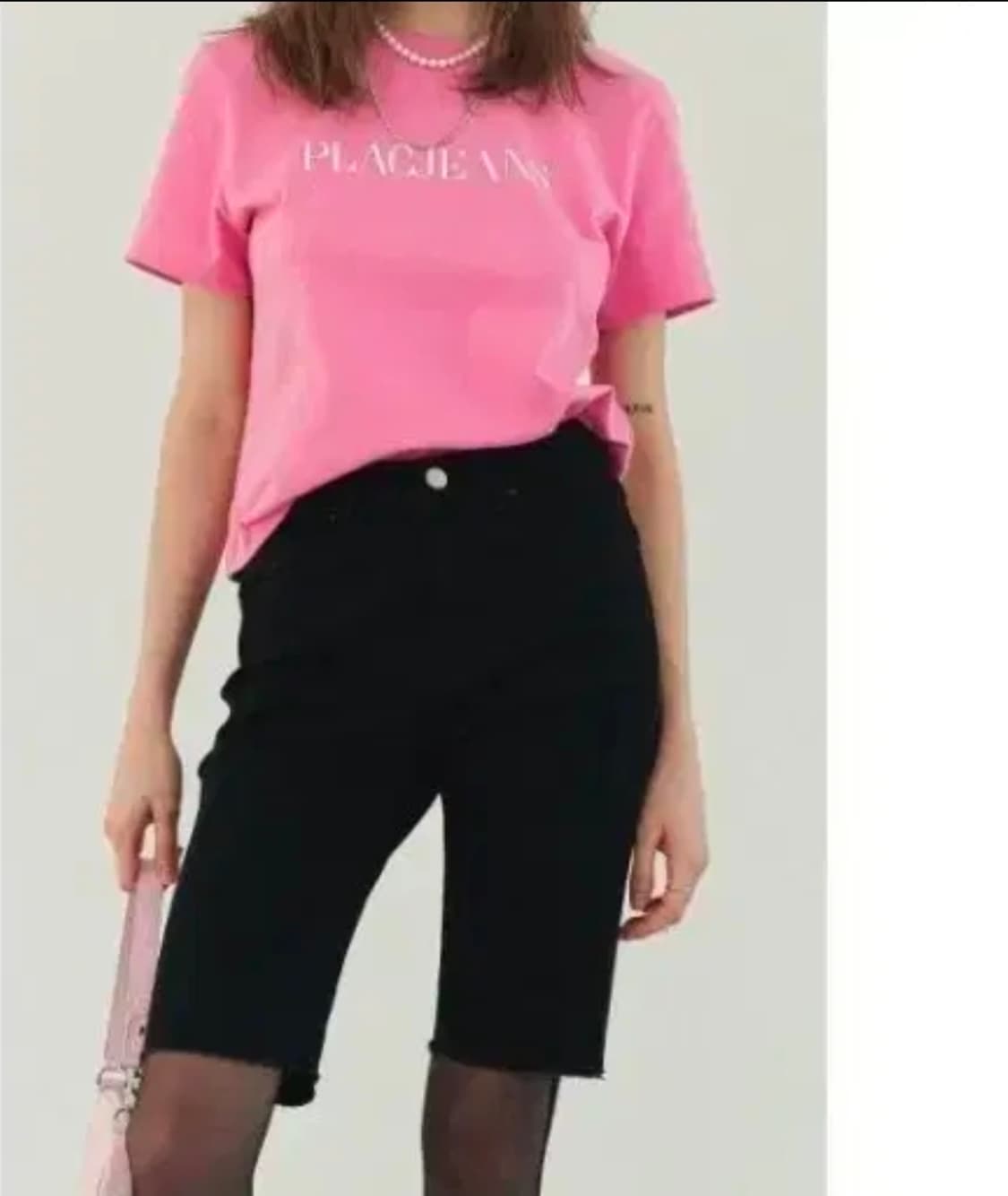 (25)여성 플랙 블랙 쇼츠 데님 팬츠 상품이미지1