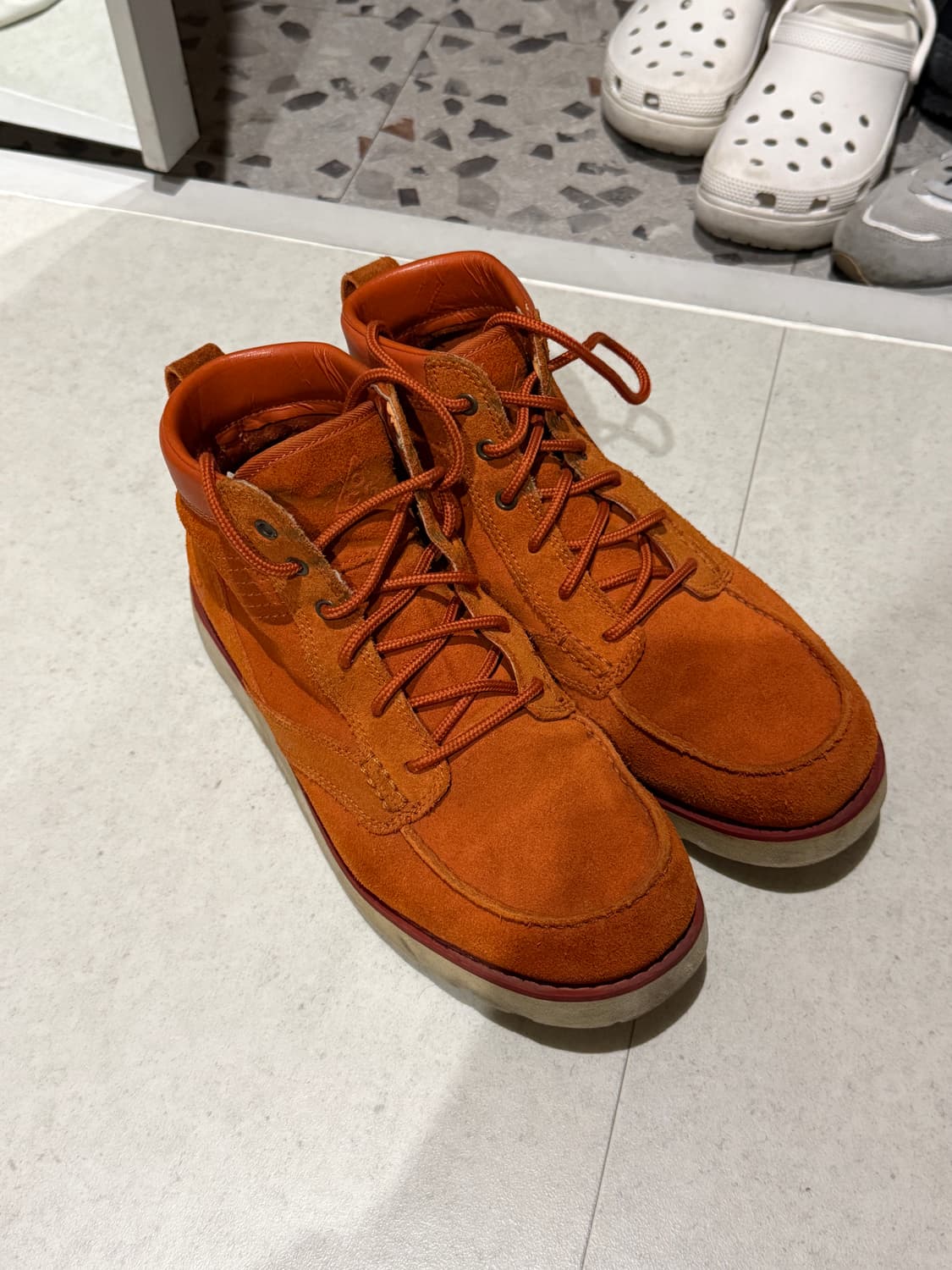 나이키 킹맨 레더 부츠 오렌지 280 상품이미지1