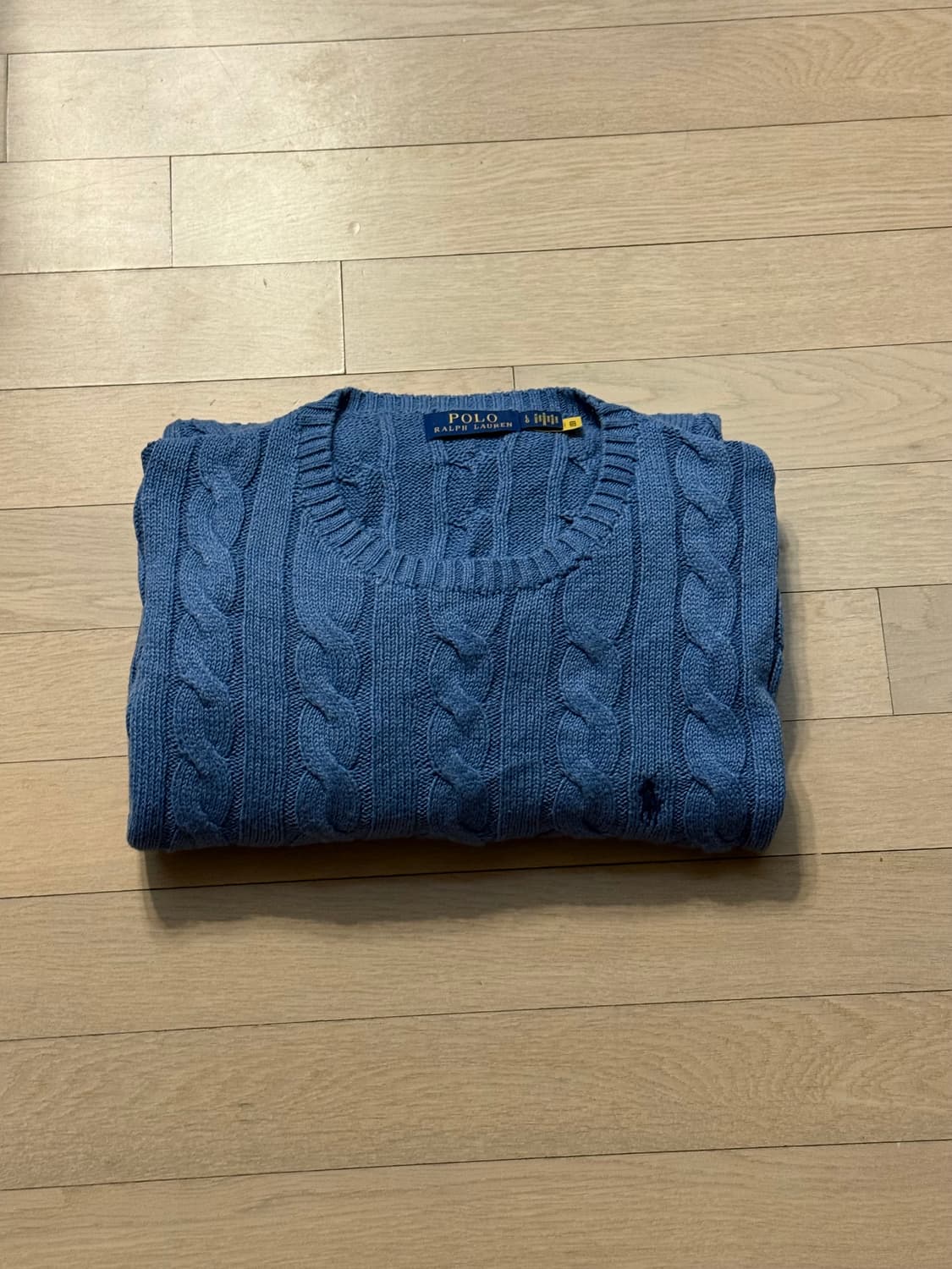 폴로 랄프로렌 케이블 니트 코튼 스웨터 상품이미지4