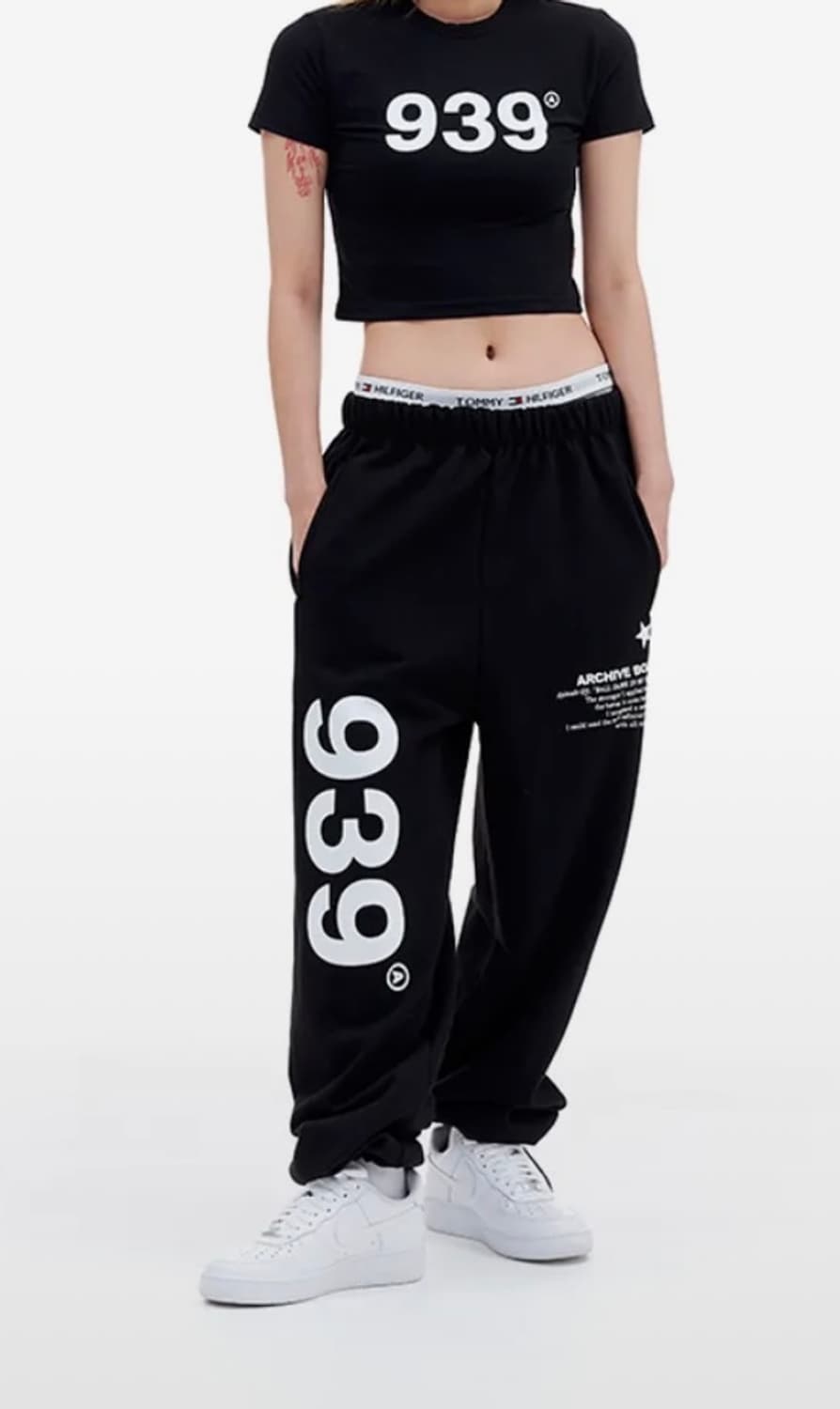 아카이브볼드 939 LOGO SWEAT PANTS (BLACK) 상품이미지1