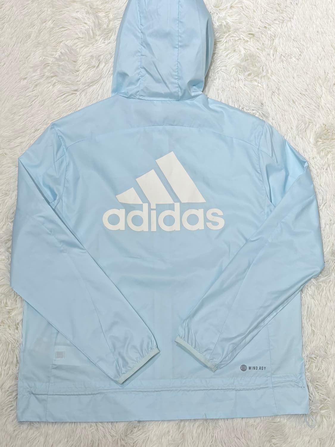 아디다스 베이비블루 스몰로고 런닝 바람막이 상품이미지7