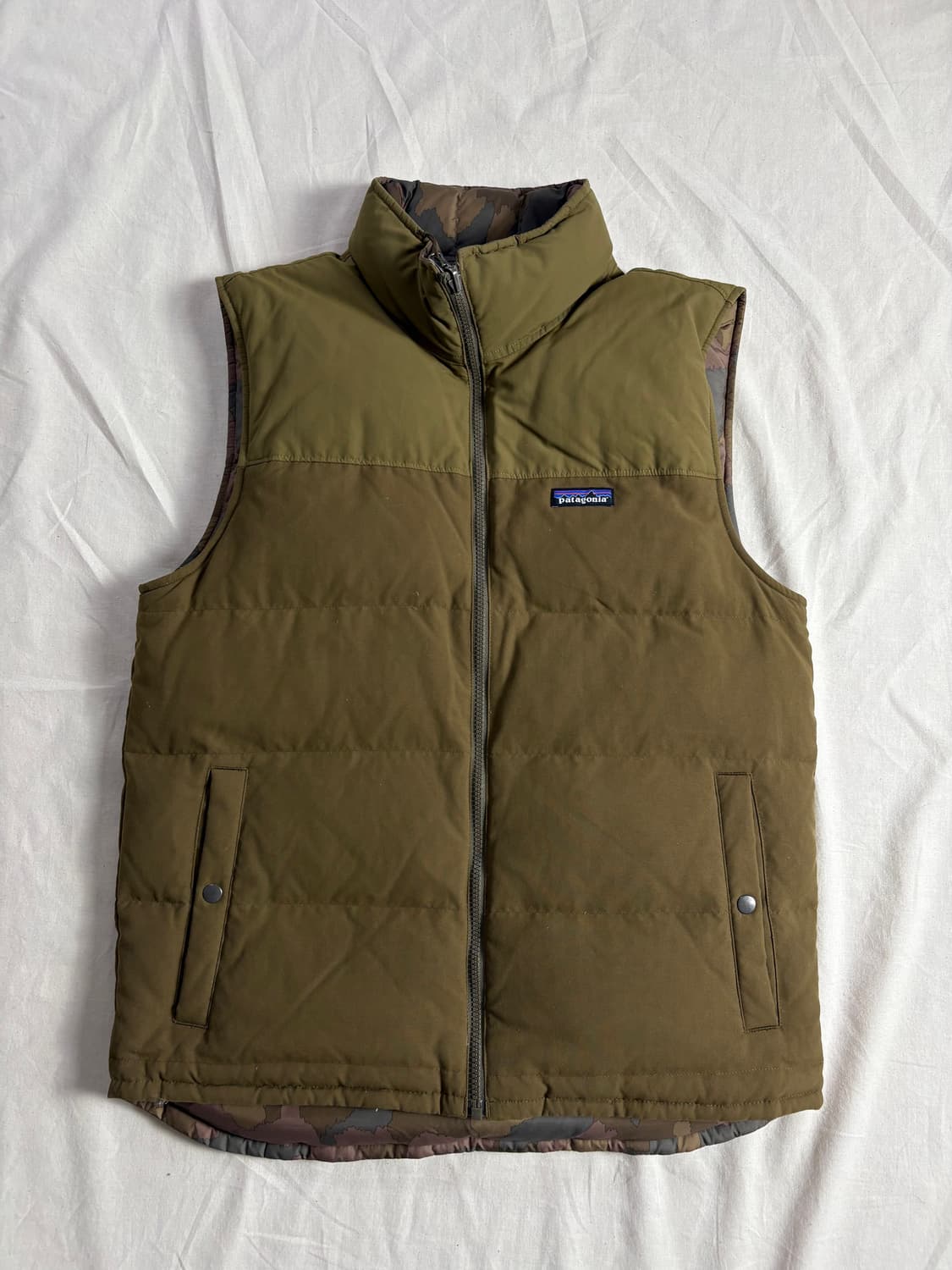 Patagonia 파타고니아 리버시블 비비 다운 베스트 M 상품이미지1