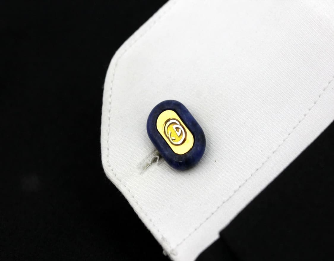 구찌 A등급 한정판 라피스 천연 원석 남자 명품 커프스 상품이미지8