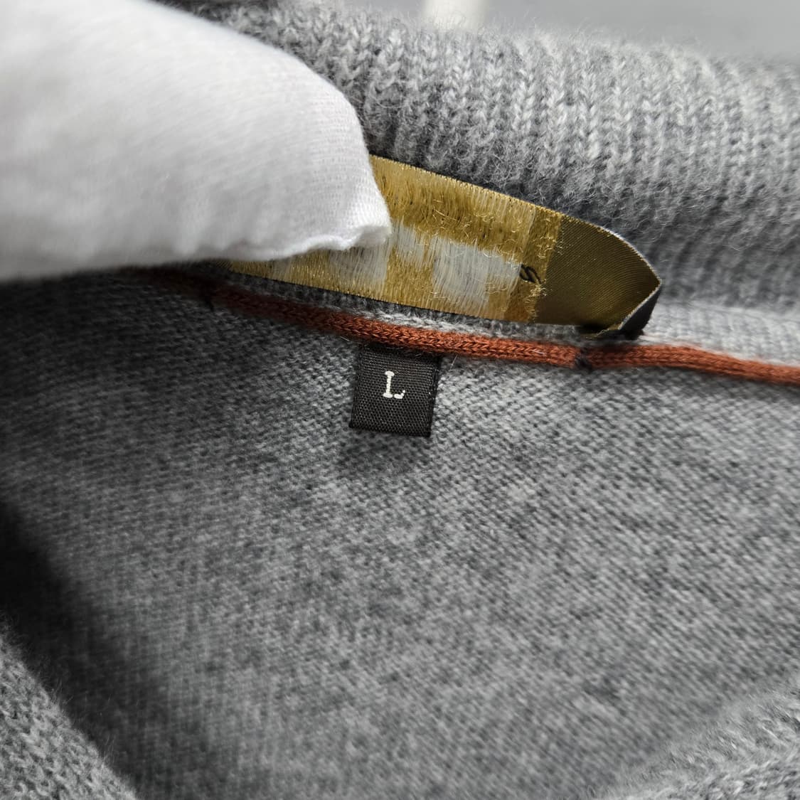 백화점판 / 로로피아나 베이비캐시미어 메라노 봄버 후드집업 L 상품이미지4