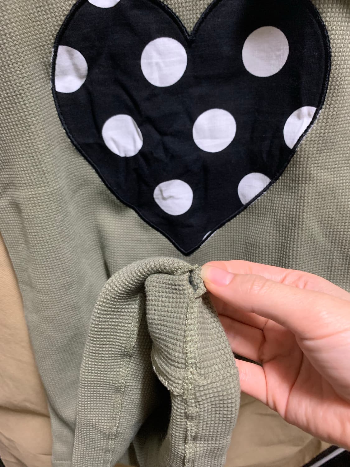 소이 SOI 와플 나시 새상품 (쉬이즈큐트 와플나시 재질) 상품이미지5