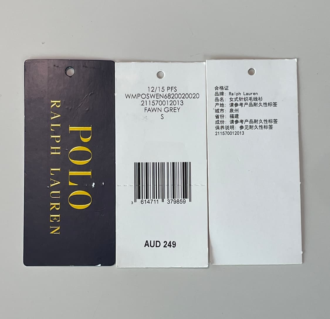 폴로 랄프로렌 케이블 니트 S 상품이미지5