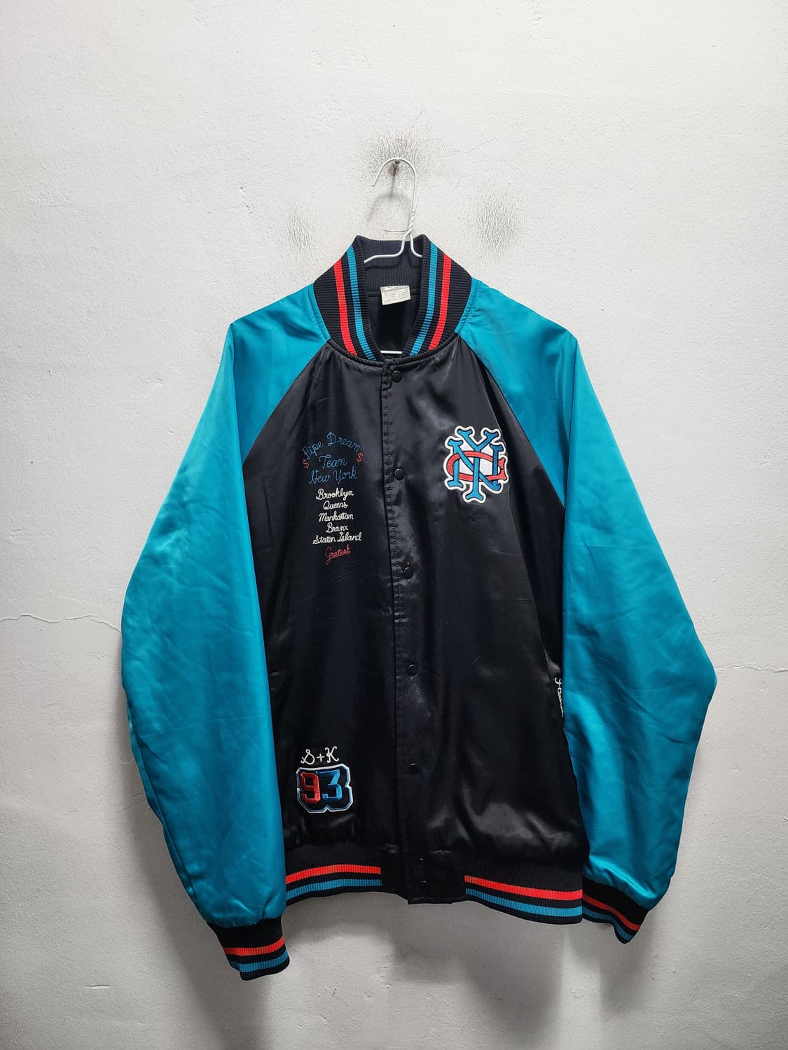 나이키 파이프 드림팀 00s NYC 바시티 자켓 상품이미지1