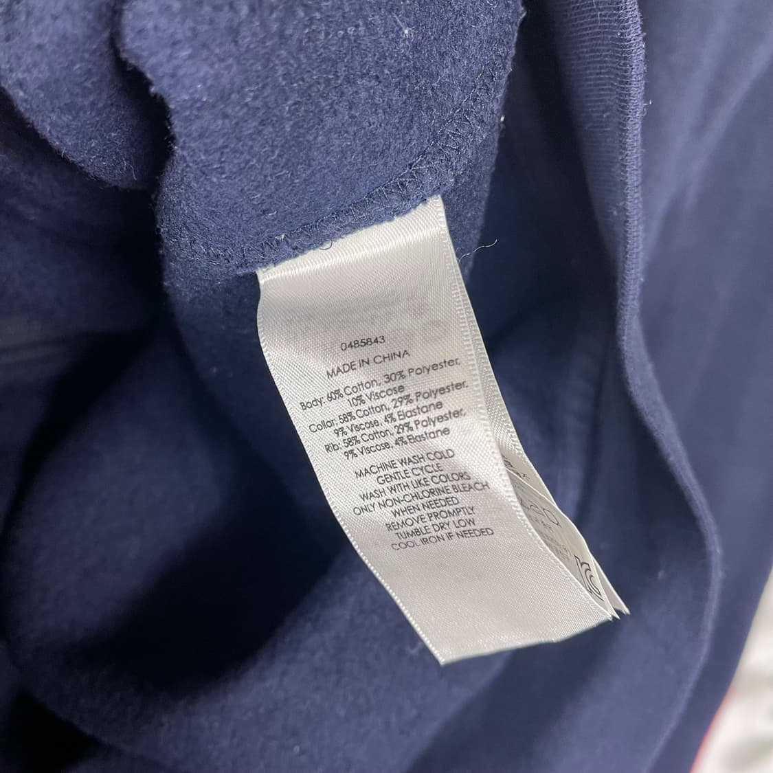 [폴로] 랄프로렌 네이비/레드 트랙 자켓 기모 (L) 상품이미지5