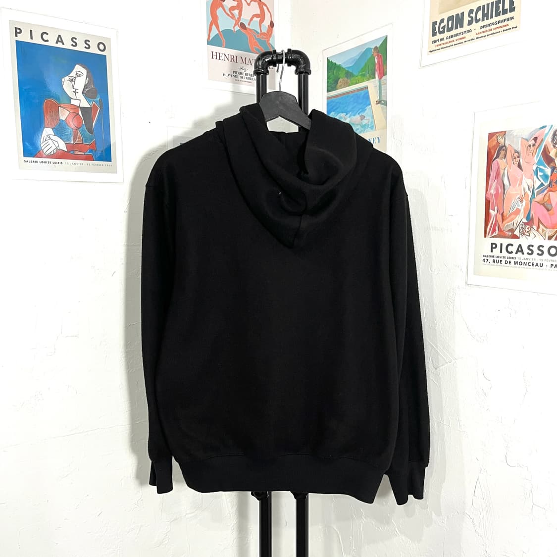 카파 자수 포인트 후리스 후드티 상품이미지2