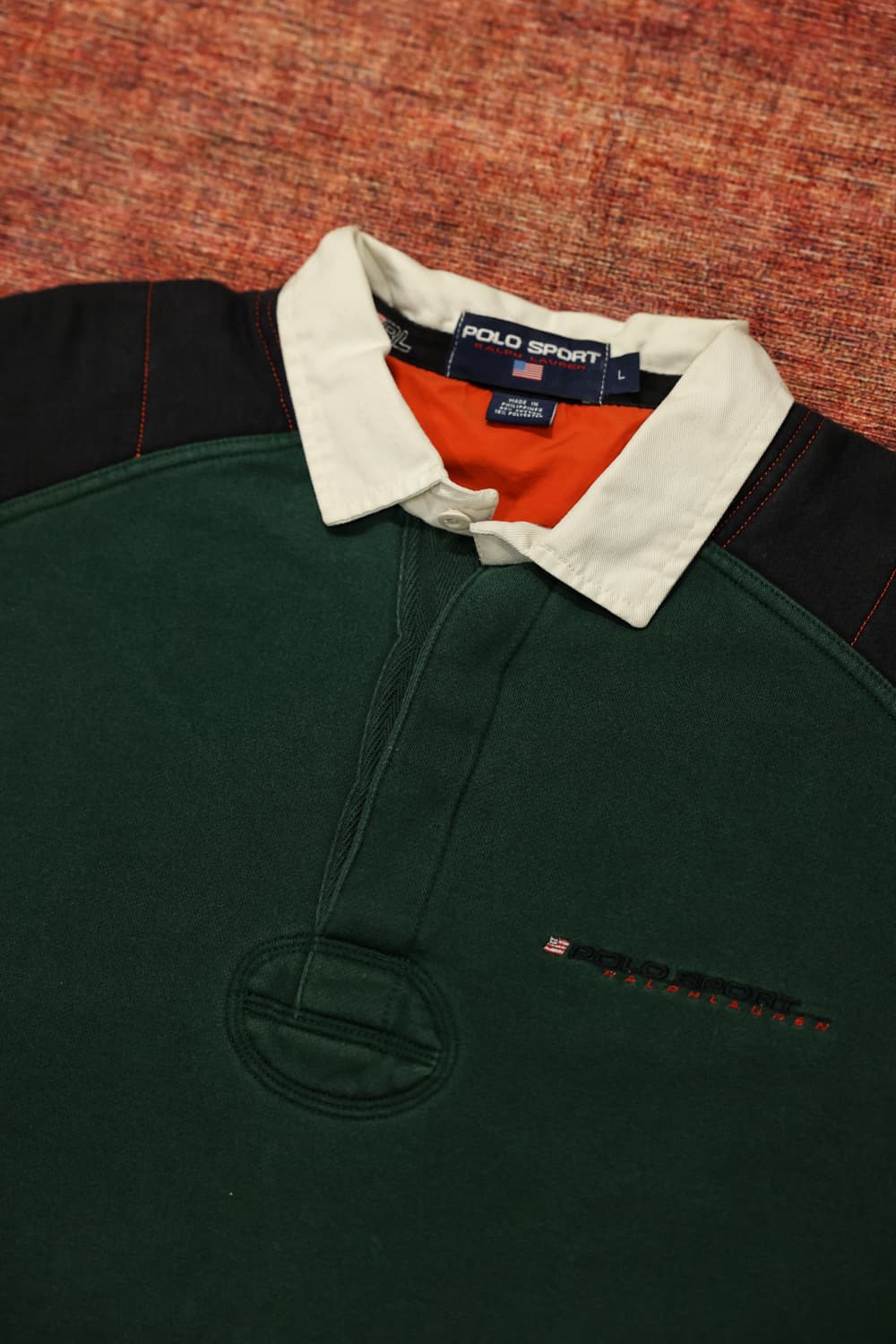 90s 빈티지 폴로 스포츠 럭비티 판매 상품이미지5