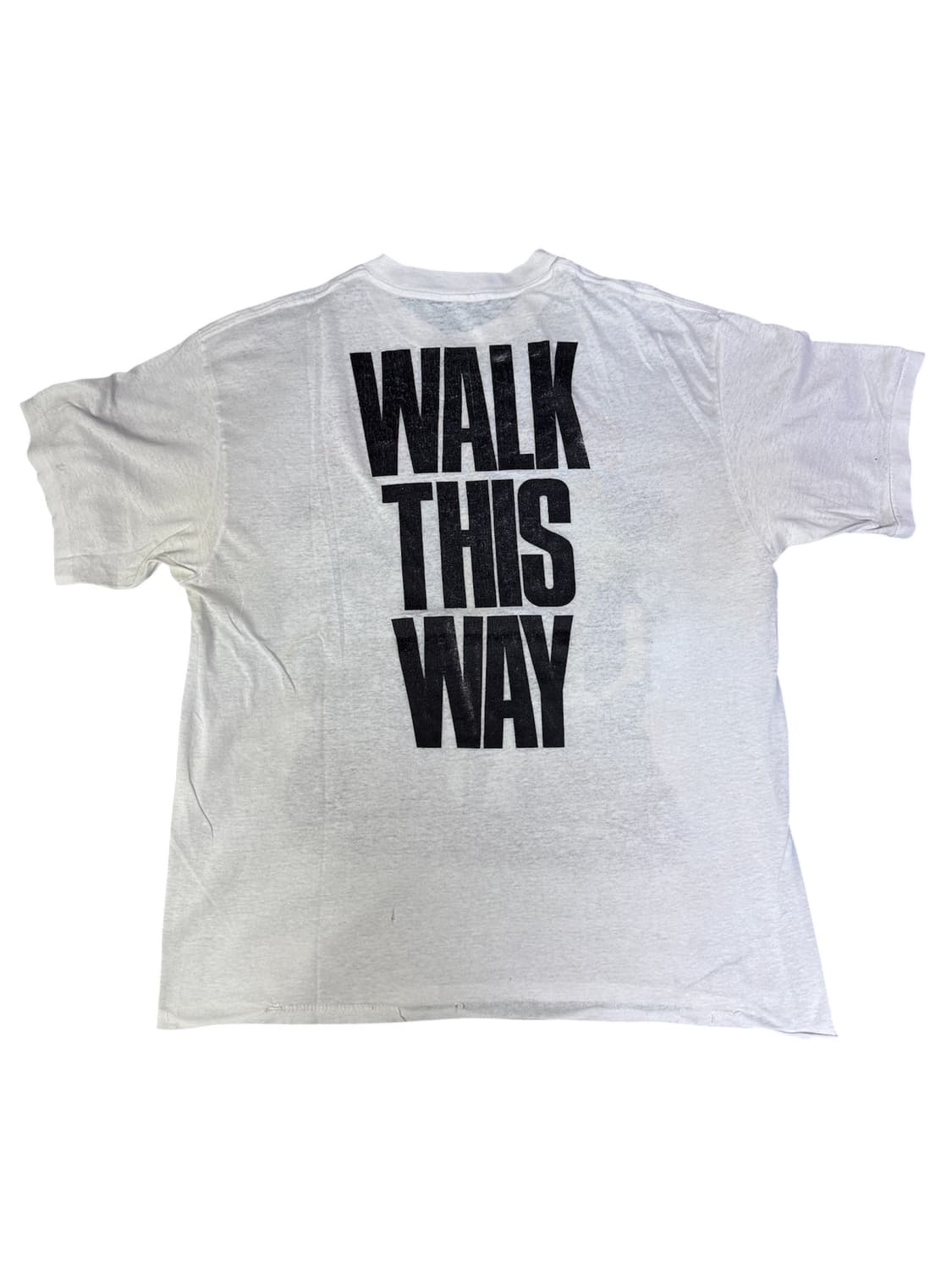 빈티지 80s 에어로스미스  WAKL THIS WAY 티셔츠 2XL 상품이미지4