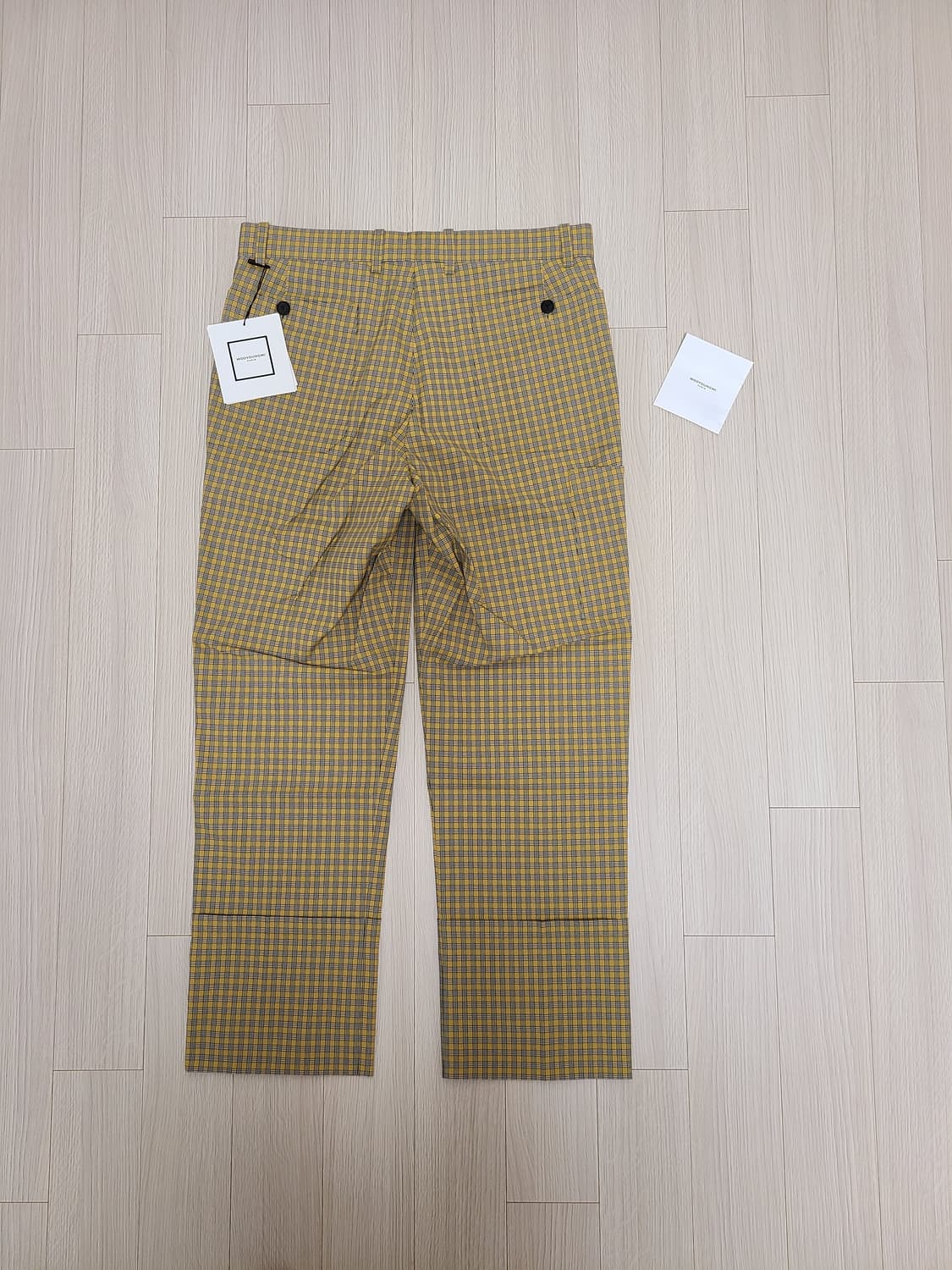 우영미 체크 턴업 팬츠 30 상품이미지2