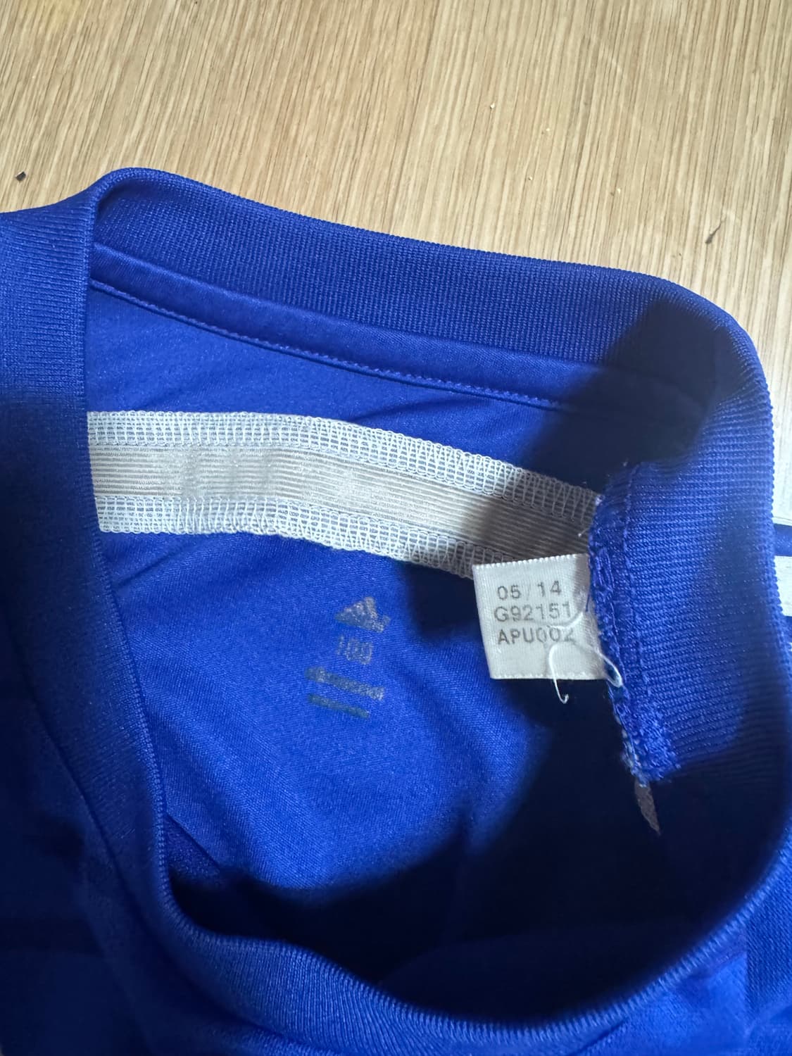 100 아디다스 첼시 홈 14-15 노마킹 유니폼 반팔 상품이미지5