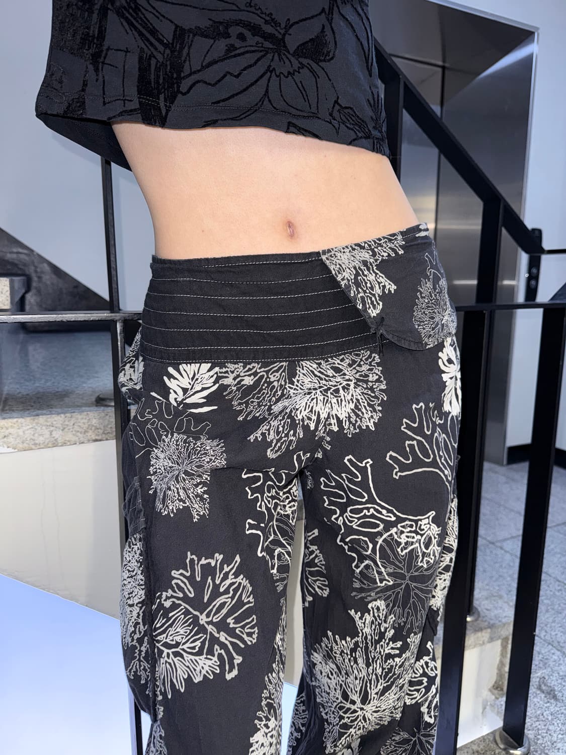 ethnic flower easy pants 상품이미지3