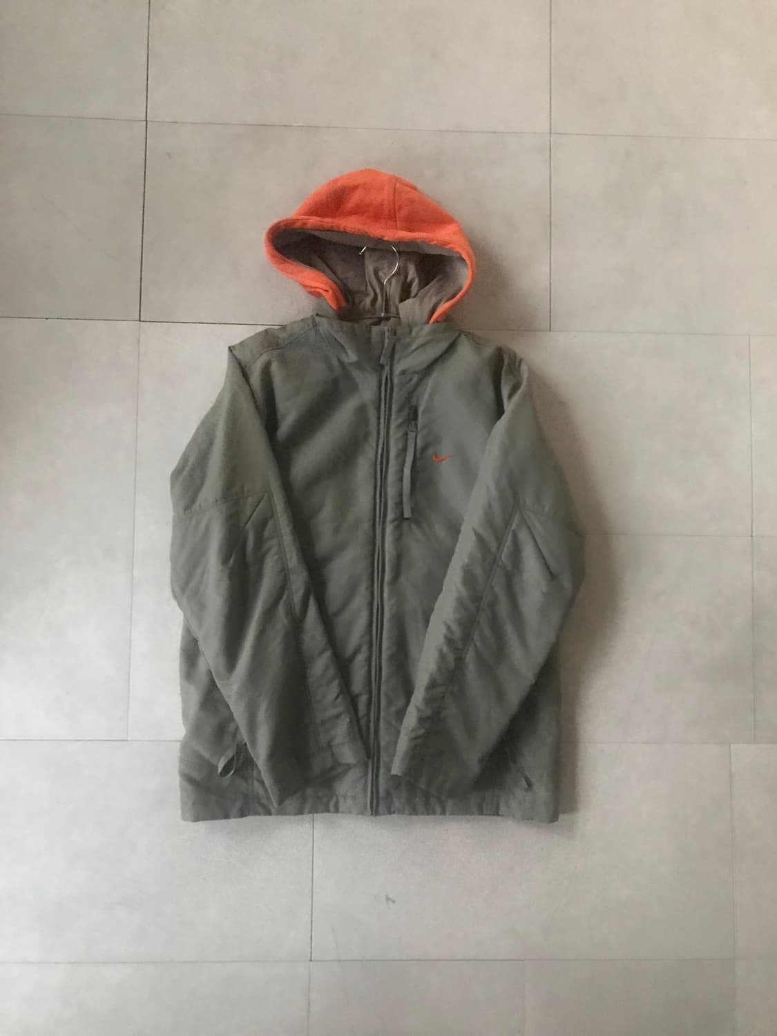 나이키 00s 카키 패딩 자켓 상품이미지6