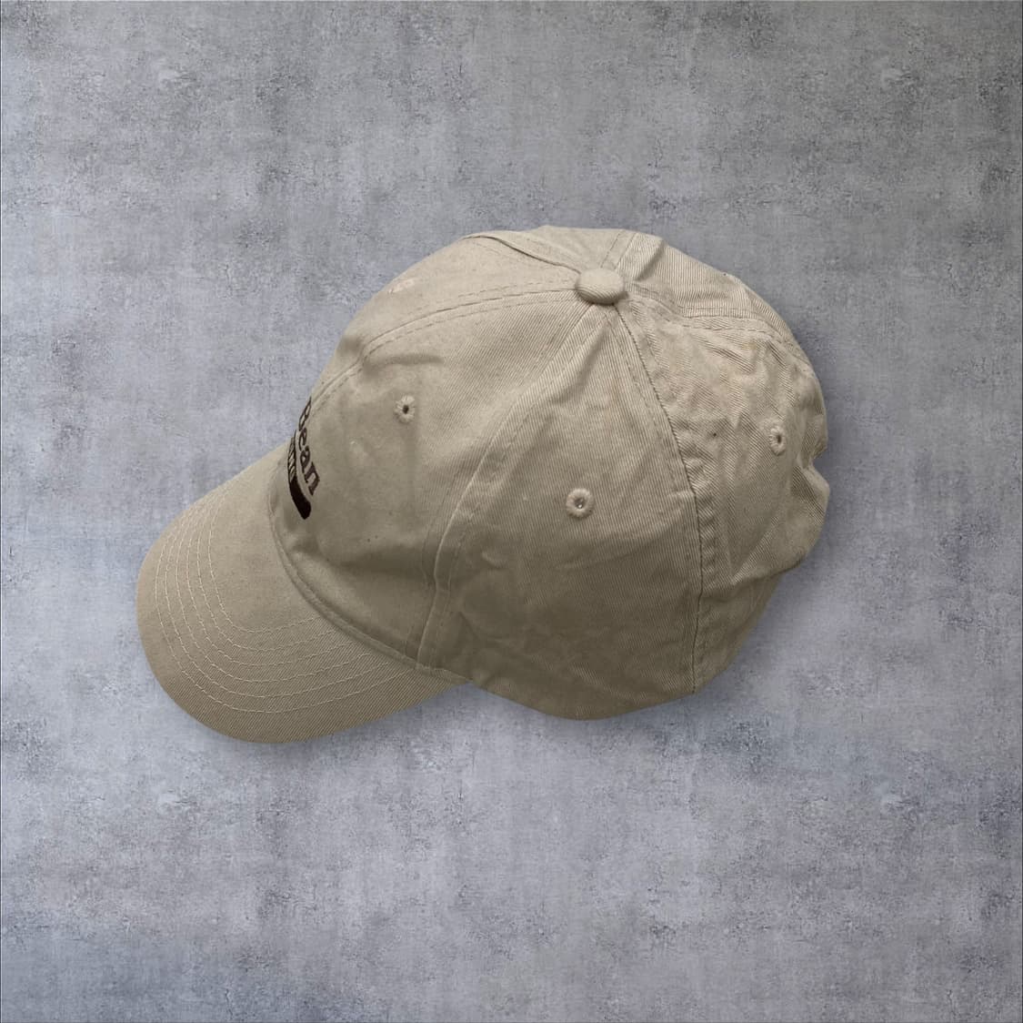 엘엘빈 스펠아웃 로고 베이지 볼캡 상품이미지2