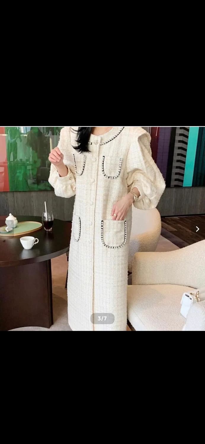 Flika 플리카 트위드 원피스 상품이미지2