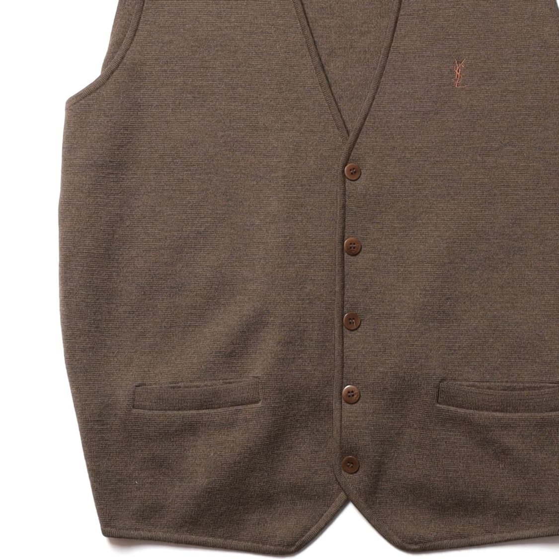 입생로랑 YvesSaintLaurent Wool Button Vest 
 상품이미지3