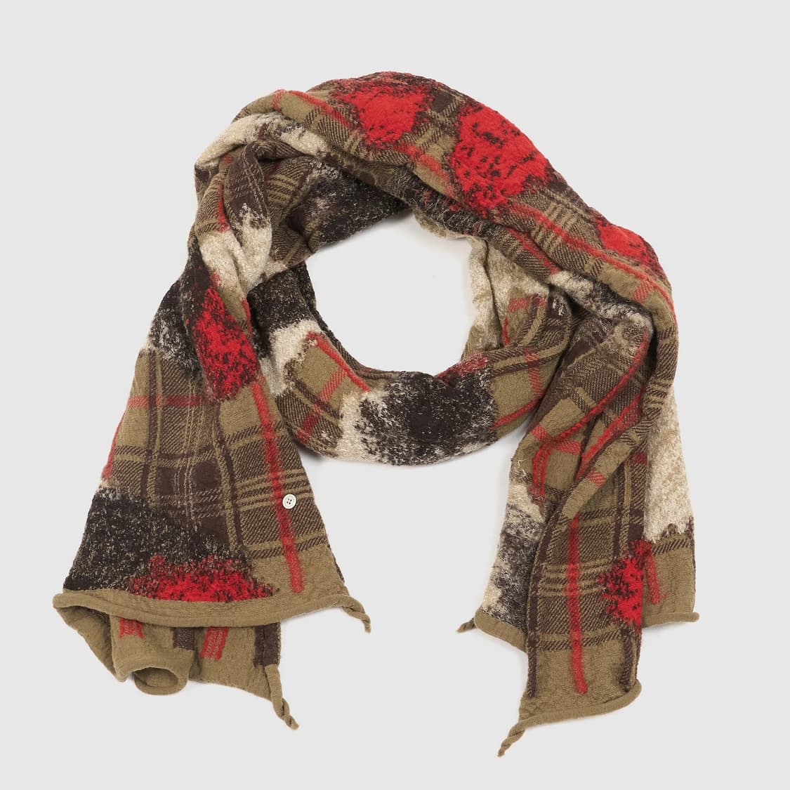 캐피탈 체크 페더 머플러 상품이미지1