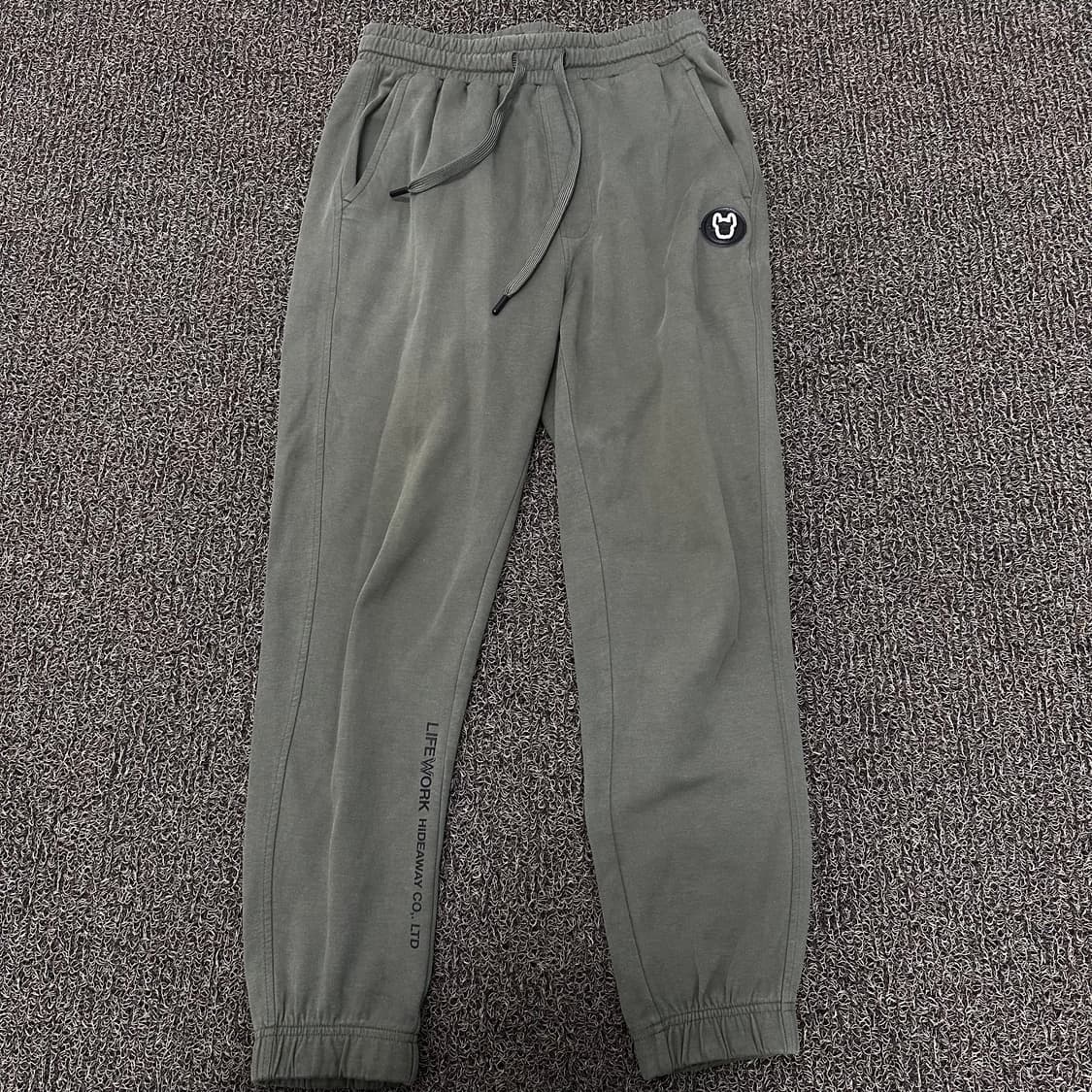 LIFE WORK 라이프워크 조거팬츠 바지 카키 M 상품이미지1