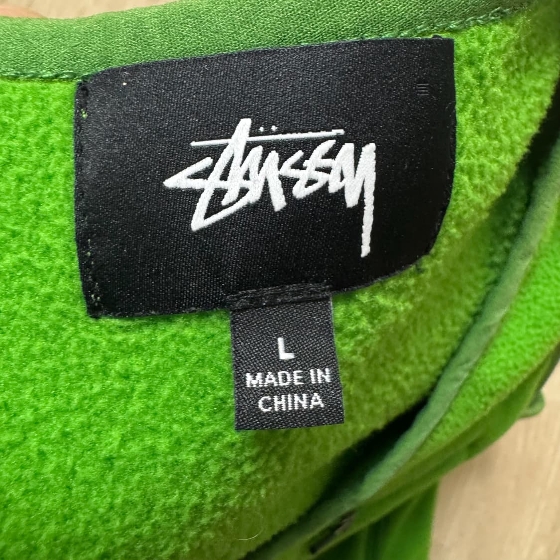 스투시 스탁 플리스 후리스 조끼 베스트 L 상품이미지5