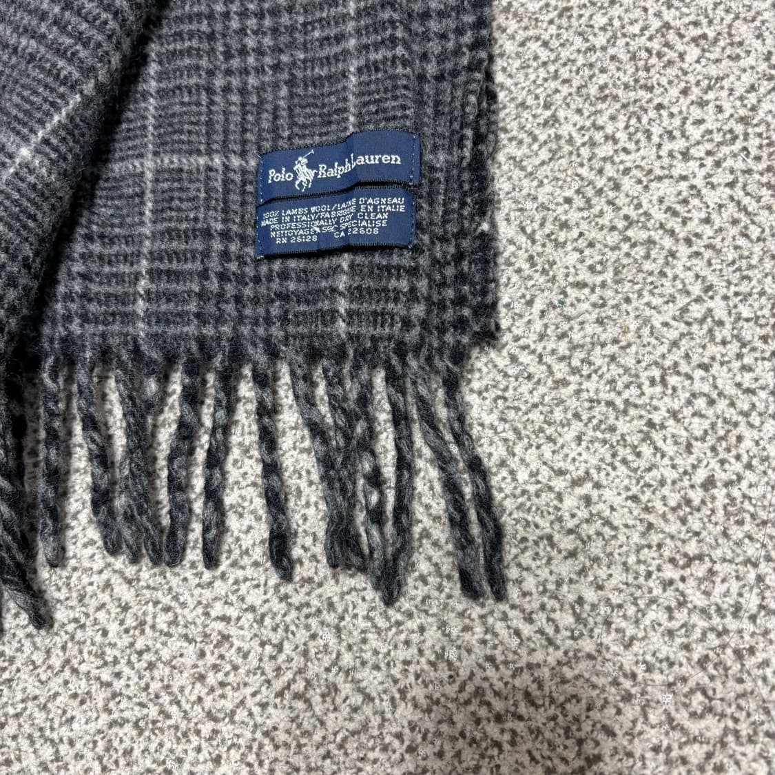 [택포,램스울100] 폴로 랄프로렌 이태리 머플러 목도리 [A+] 상품이미지3