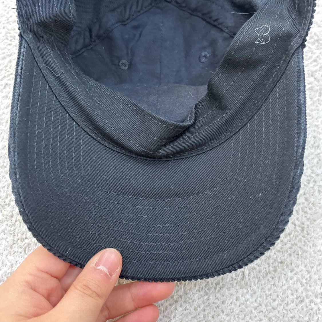 F 나이키 코듀로이 블랙 볼캡 0408E2 상품이미지5